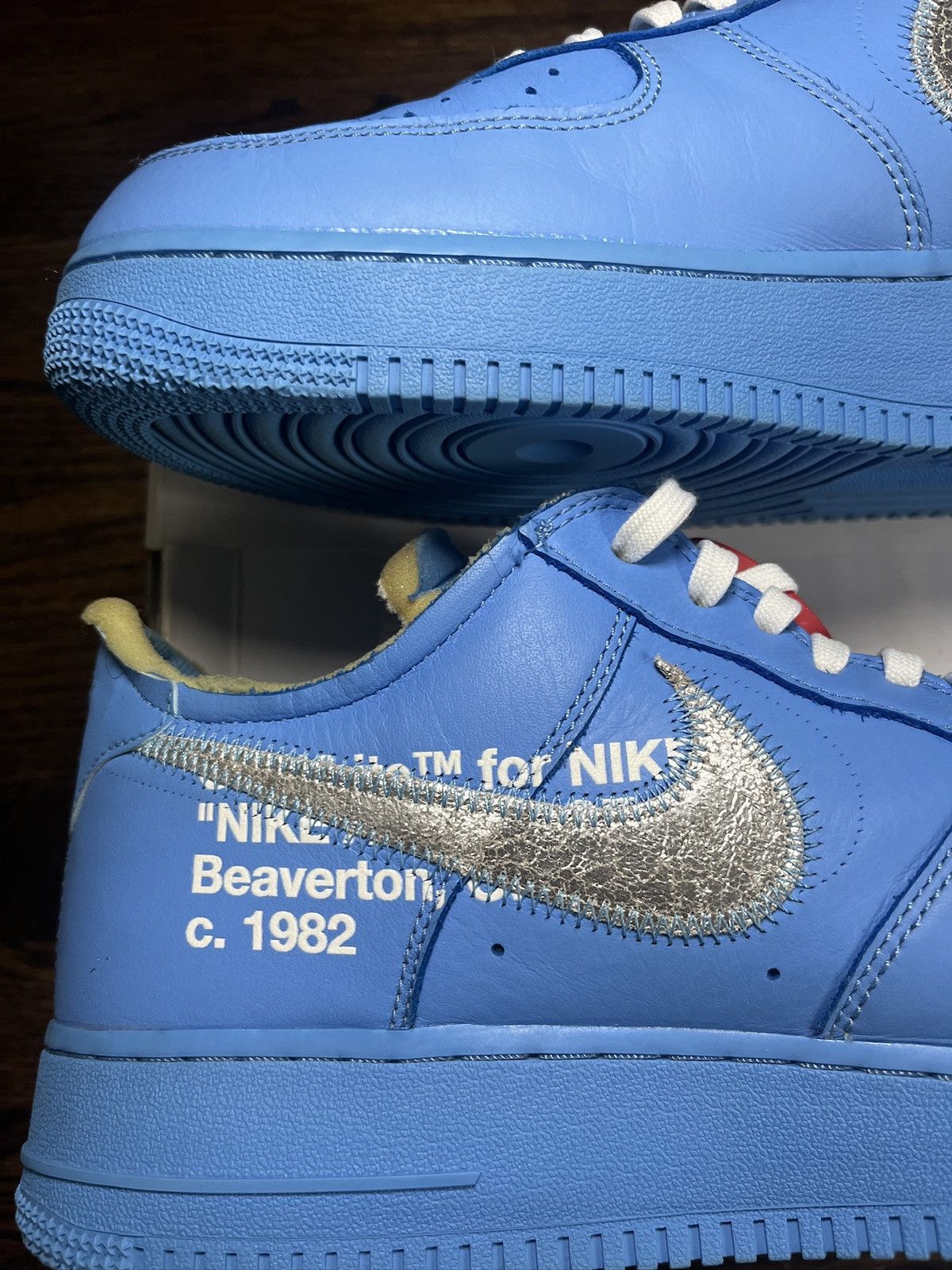 Nike × Off-White Nike Air Force 1 | Off-White “MCA” Size US 11.5 / EU 44-45 - 8 Thumbnail