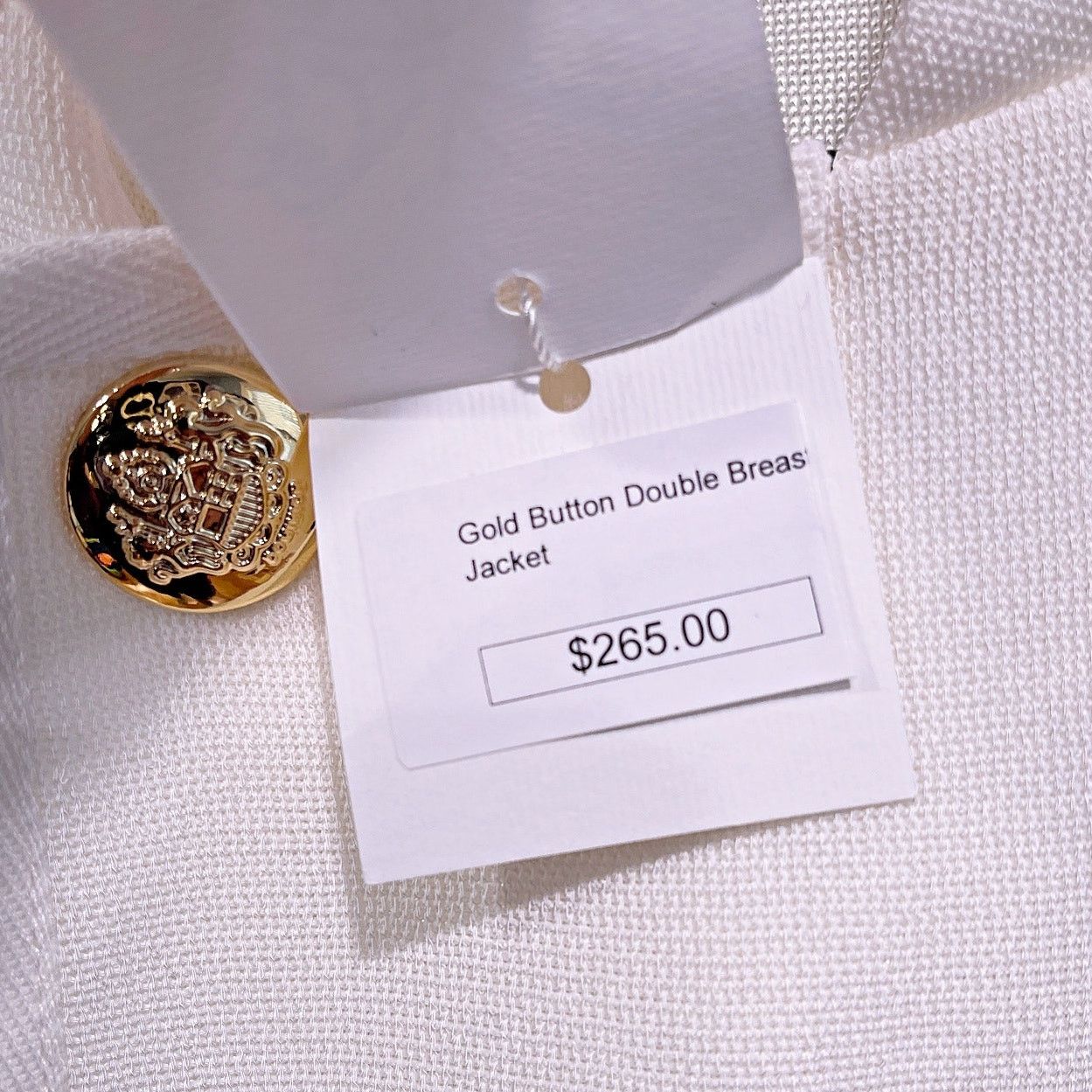 Other Bognar & Piccolini Double Breasted Lady Jacket Cream S XS Size S / US 4 / IT 40 - 8 Thumbnail
