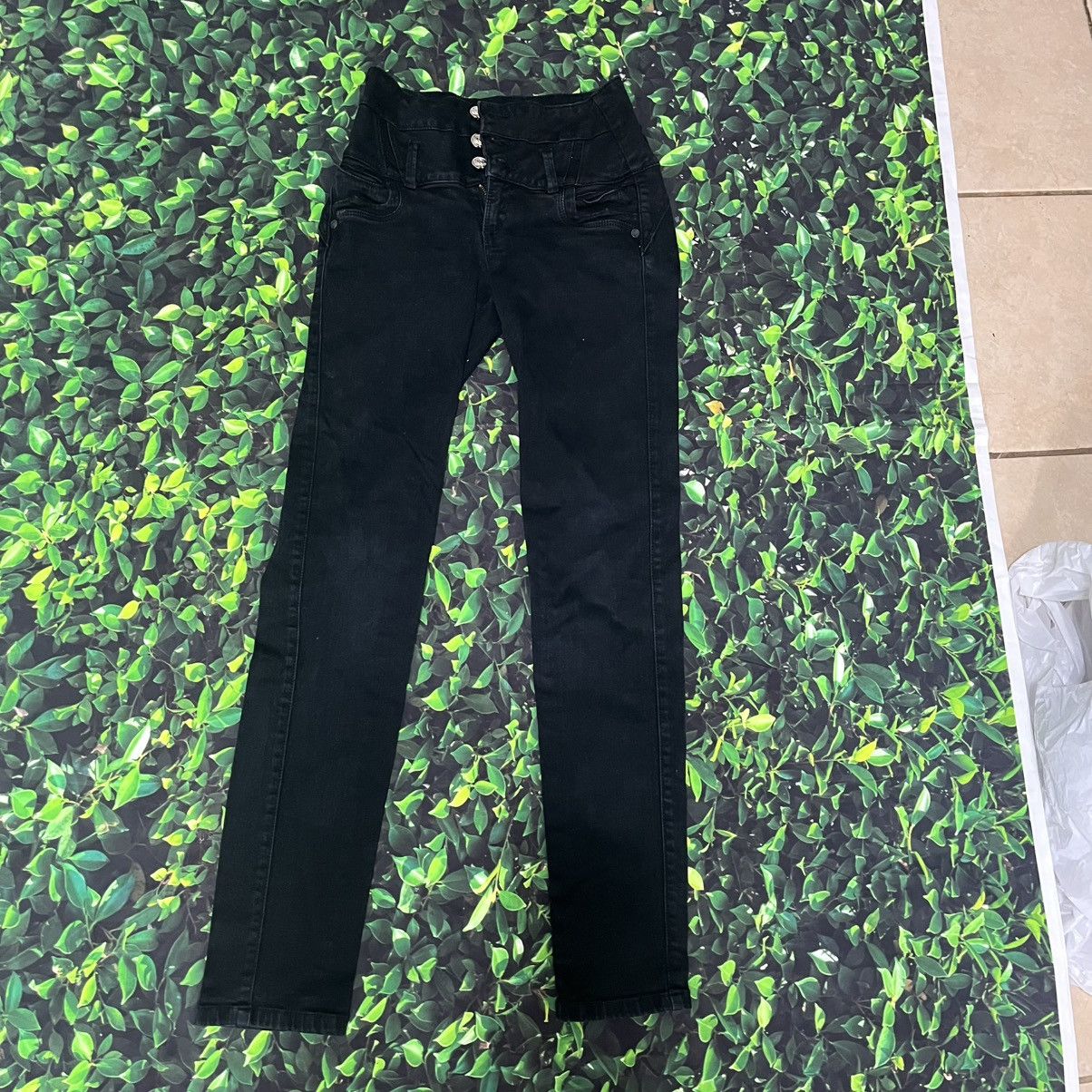 Other Black Y2K Style Jeans Fits S Size 26" / US 2 / IT 38 - 1 Thumbnail