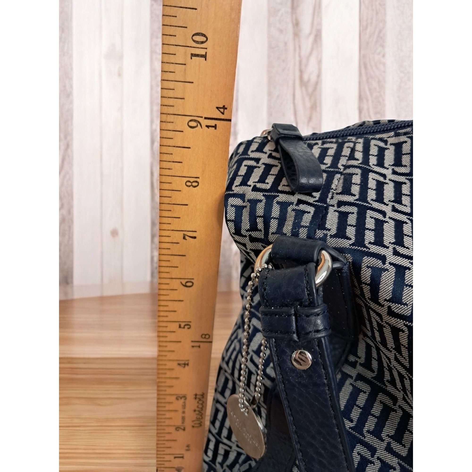 Tommy Hilfiger Tommy Hilfiger Large Monogram Shoulder Tote Bag Size ONE SIZE - 8 Thumbnail