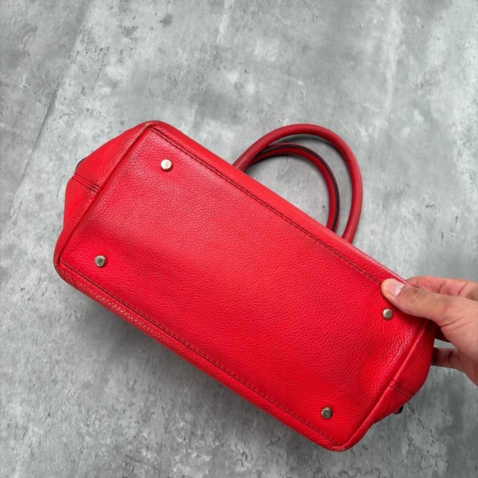 Other Y2K Red Kate Spade New York Grunge Leather Handbag Size ONE SIZE - 4 Thumbnail