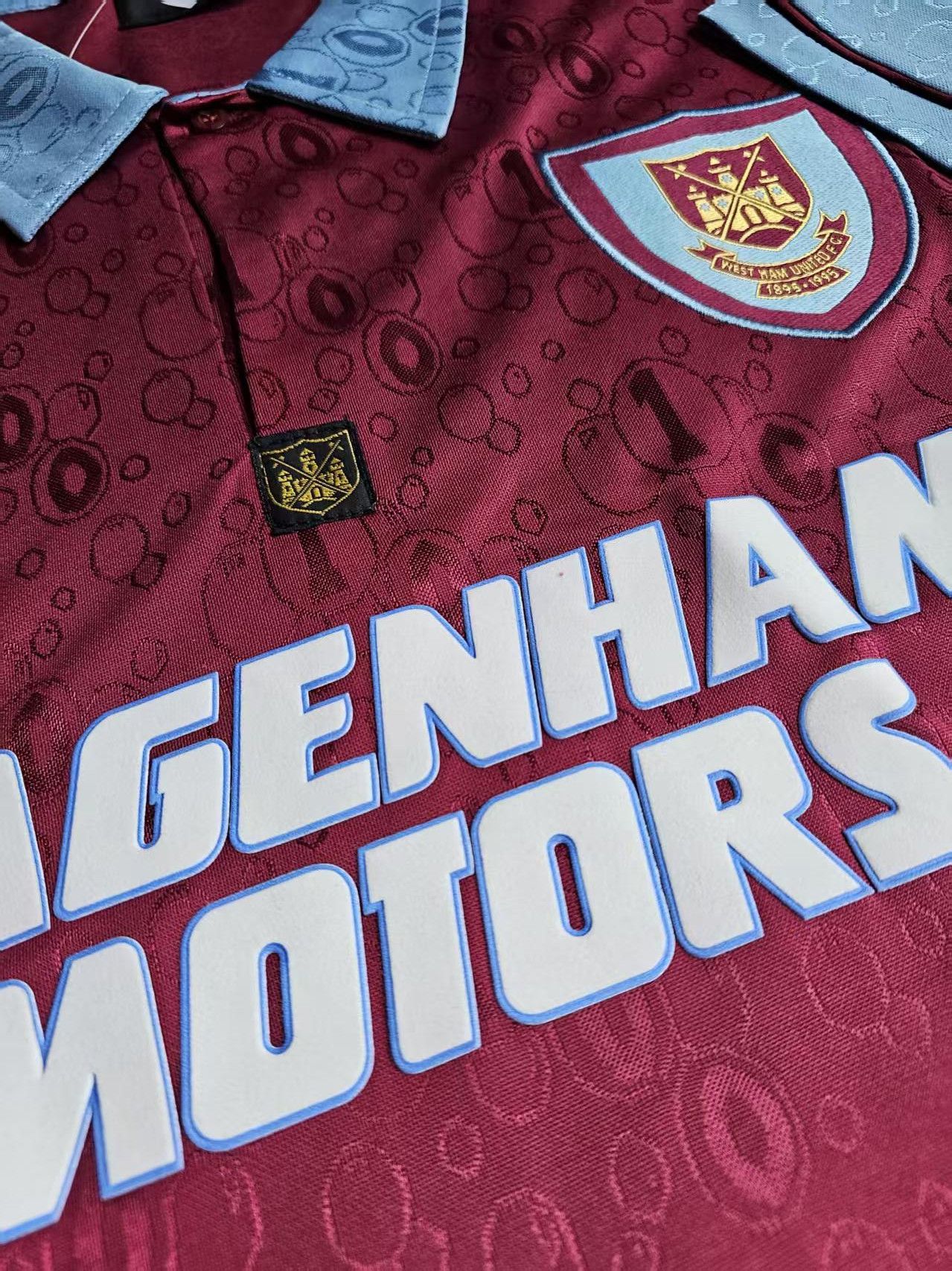 Other VIntage 1995 1997 West Ham United Soccer Jersey Size US XL / EU 56 / 4 - 3 Thumbnail