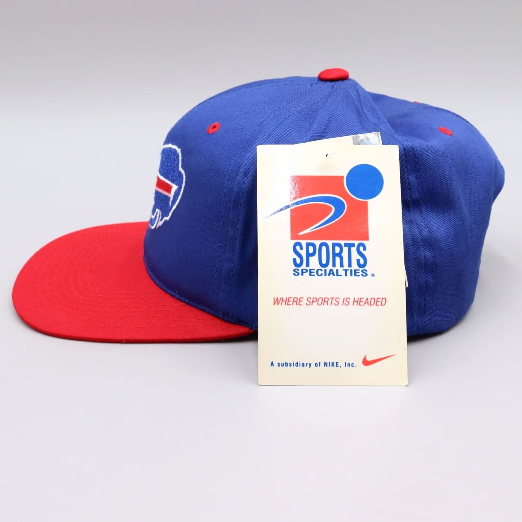 Sports Specialties VINTAGE Sports Specialties Buffalo Bills NFL Snapback Hat Blue OSFA New Old Stock Size ONE SIZE - 3 Thumbnail