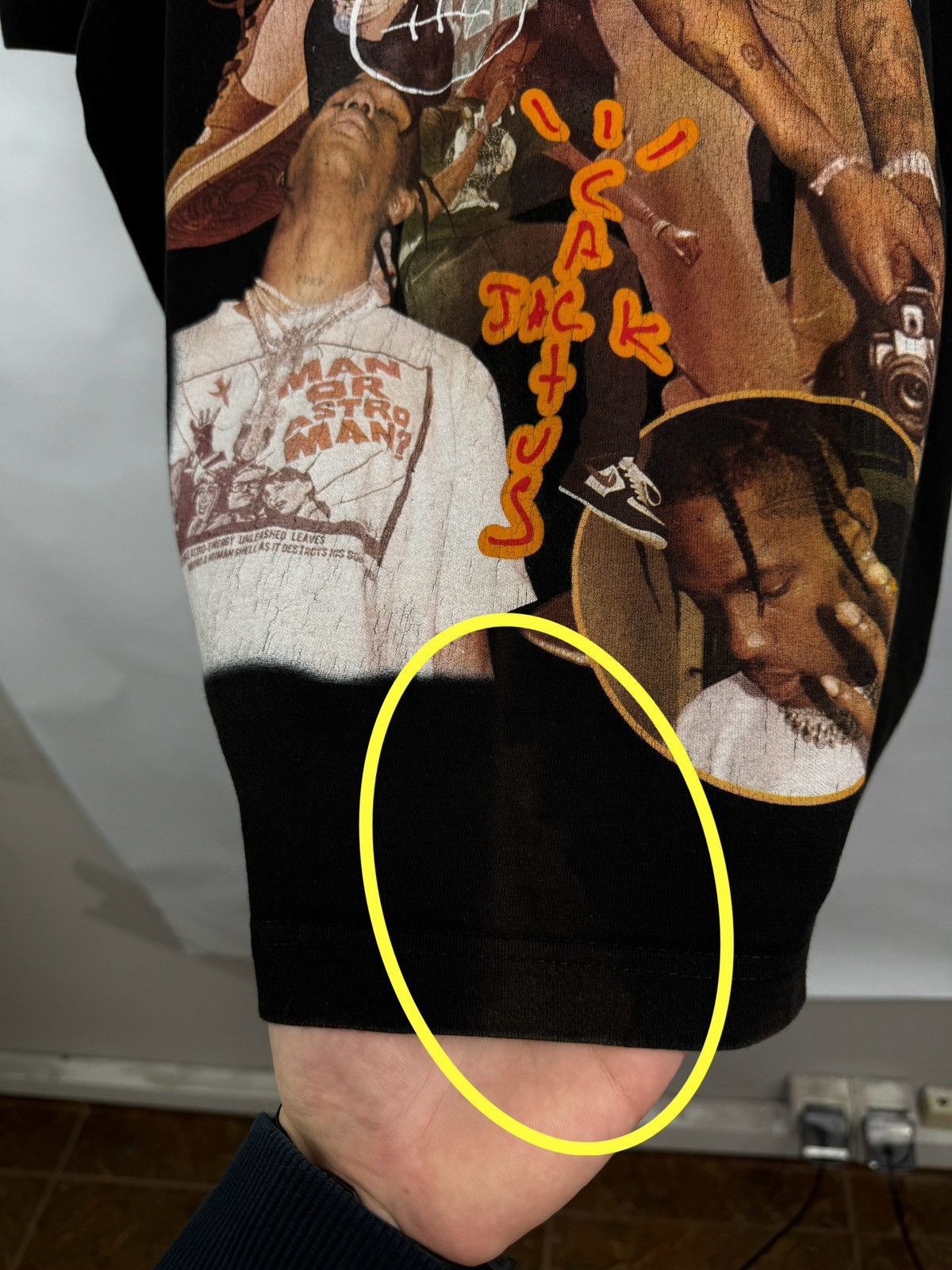 Travis Scott 🇺🇸 Y2K Travis Scott Cactus Jack T-Shirt Rare Retro Hype Size US M / EU 48-50 / 2 - 7 Thumbnail