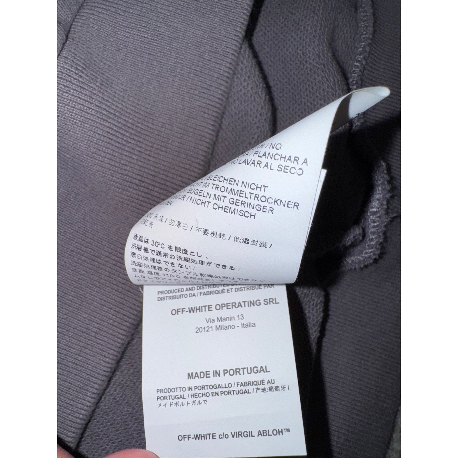 Off-White OFF White off-white Fall Winter Grey Longsleeve Sweatshirt M Size US M / EU 48-50 / 2 - 9 Thumbnail