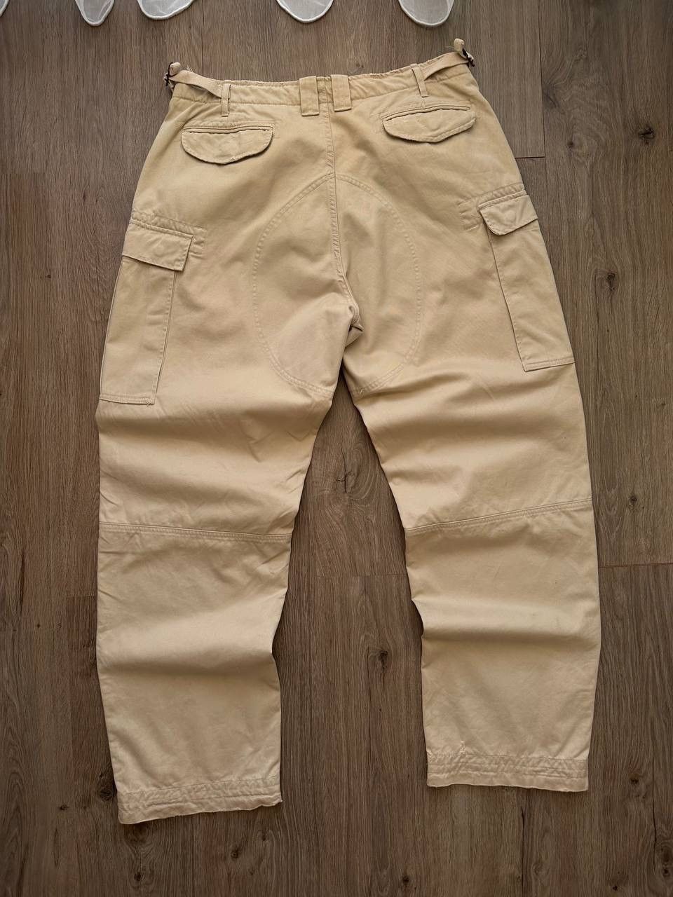 Polo Ralph Lauren × Vintage Vintage Polo Ralph Lauren Cargo Beige Baggy PRL Pants Size US 34 / EU 50 - 17 Thumbnail