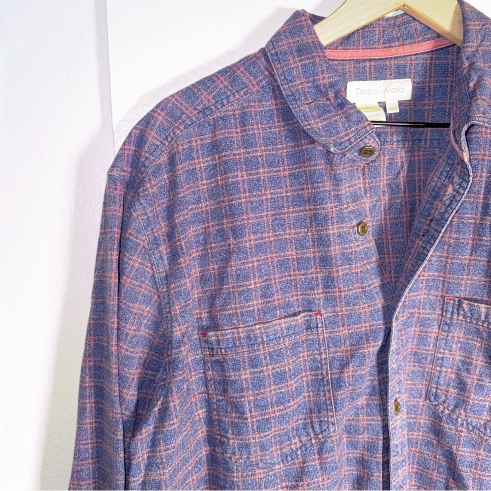 The Territory Ahead TERRITORY AHEAD cabincore coastal flannel ButtonUp Shirt XLT Size US XL / EU 56 / 4 - 3 Thumbnail