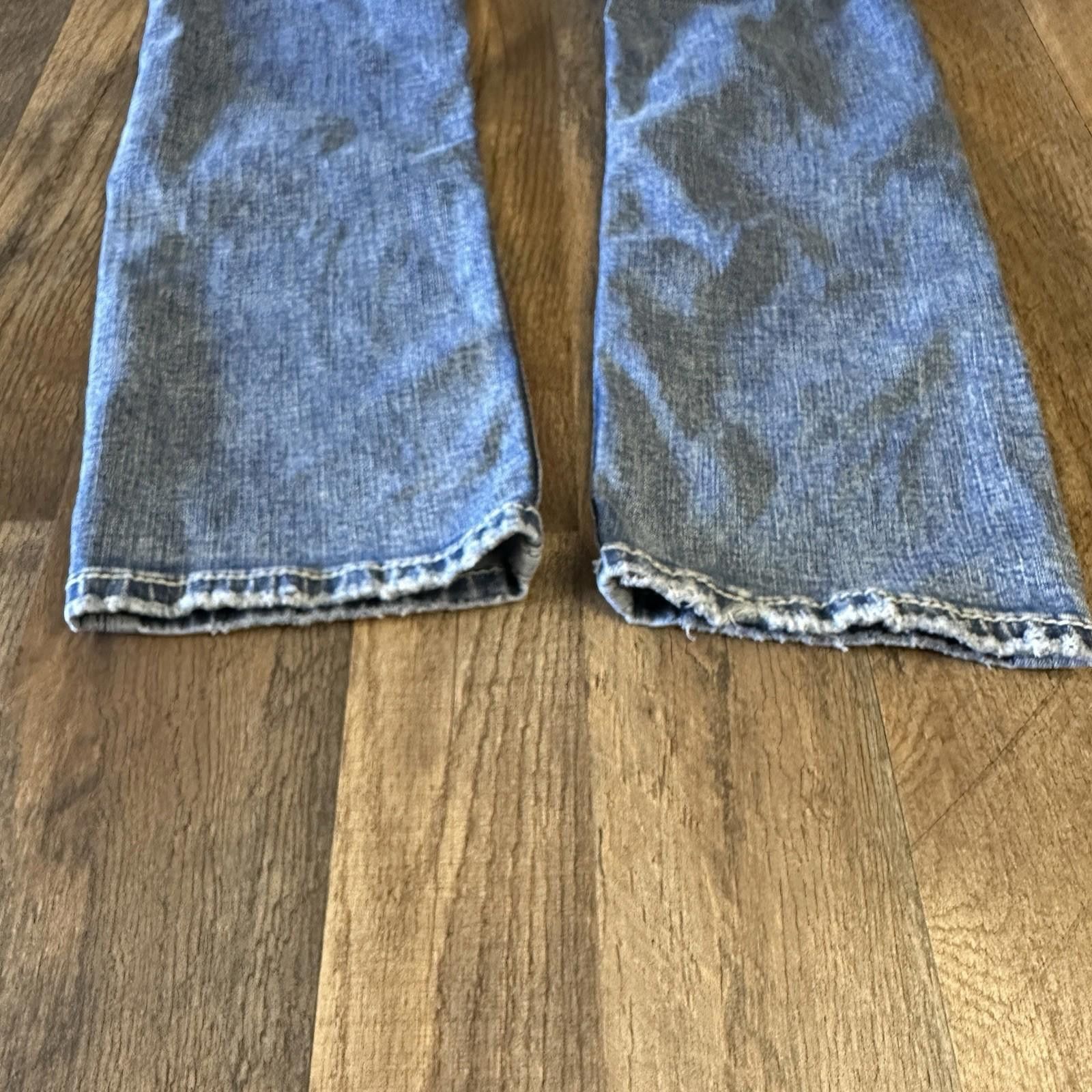 Buckle Black BKE Jake Straight Leg Distressed 29x32 Stretch Whiskered Size US 29 - 6 Thumbnail