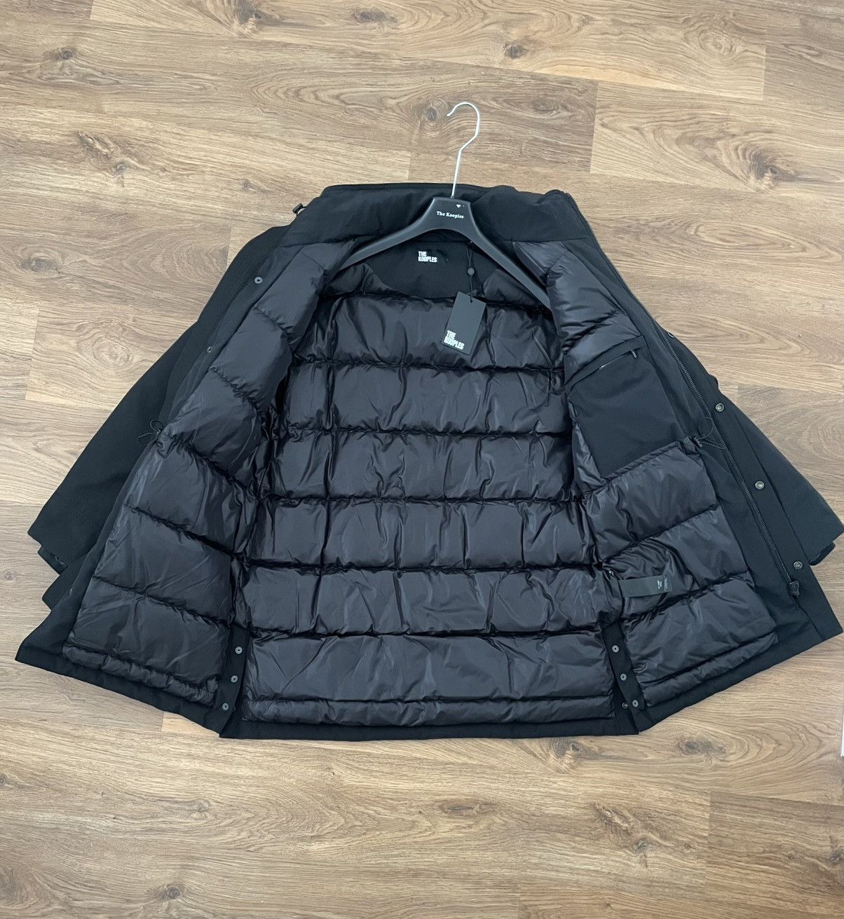 The Kooples Black Hooded Parka - The Kooples Size US M / EU 48-50 / 2 - 6 Thumbnail