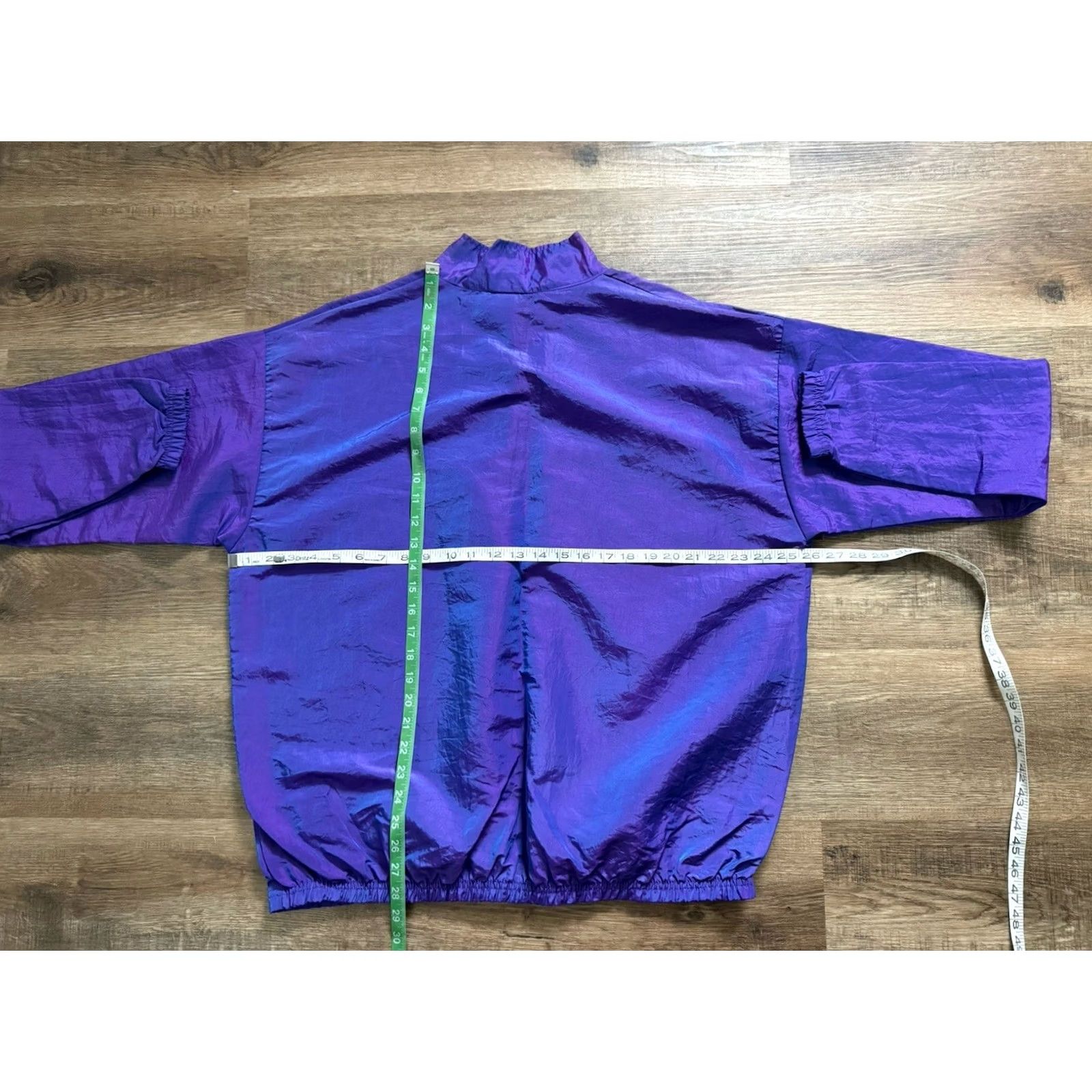 Vintage VINTAGE Surf Style Windbreaker Jacket Purple One Size Pullover EUC Size US M / EU 48-50 / 2 - 4 Thumbnail