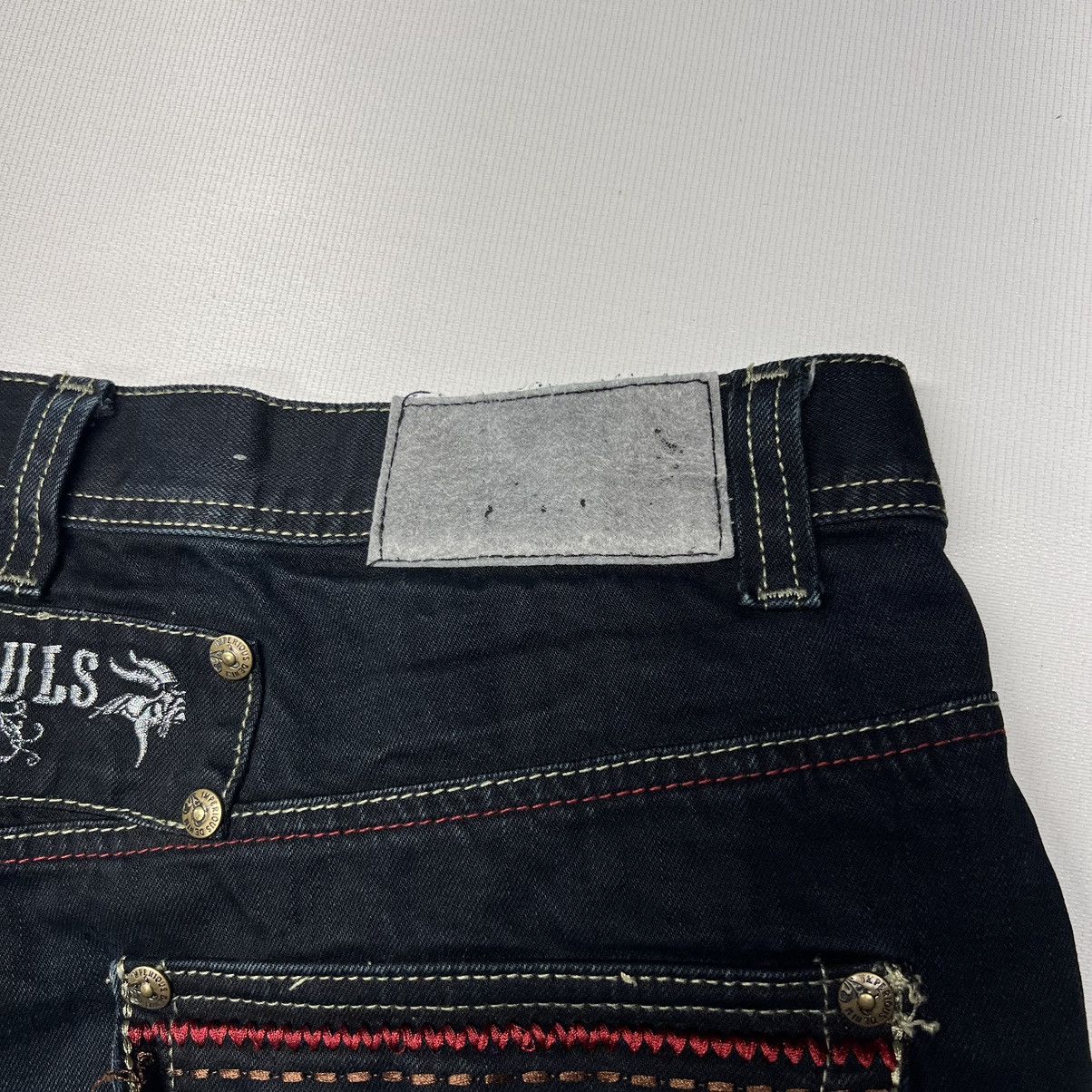 Imperious × Vintage Imperious Delf Jeans Black Denim Lost Souls Pocket Y2K Size US 38 / EU 54 - 16 Thumbnail