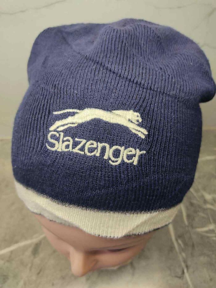 Vintage Slazenger x Geelong Football Club Beanie Size ONE SIZE - 2 Thumbnail