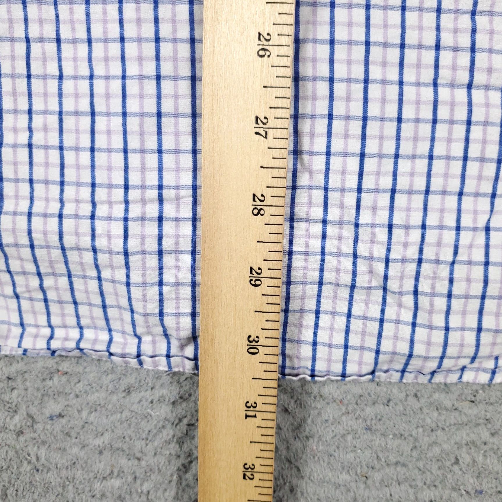 Tommy Hilfiger Tommy Hilfiger Button-Up Shirt Mens Large Blue Purple Check Long Sleeve Casual Preppy Size US L / EU 52-54 / 3 - 5 Thumbnail