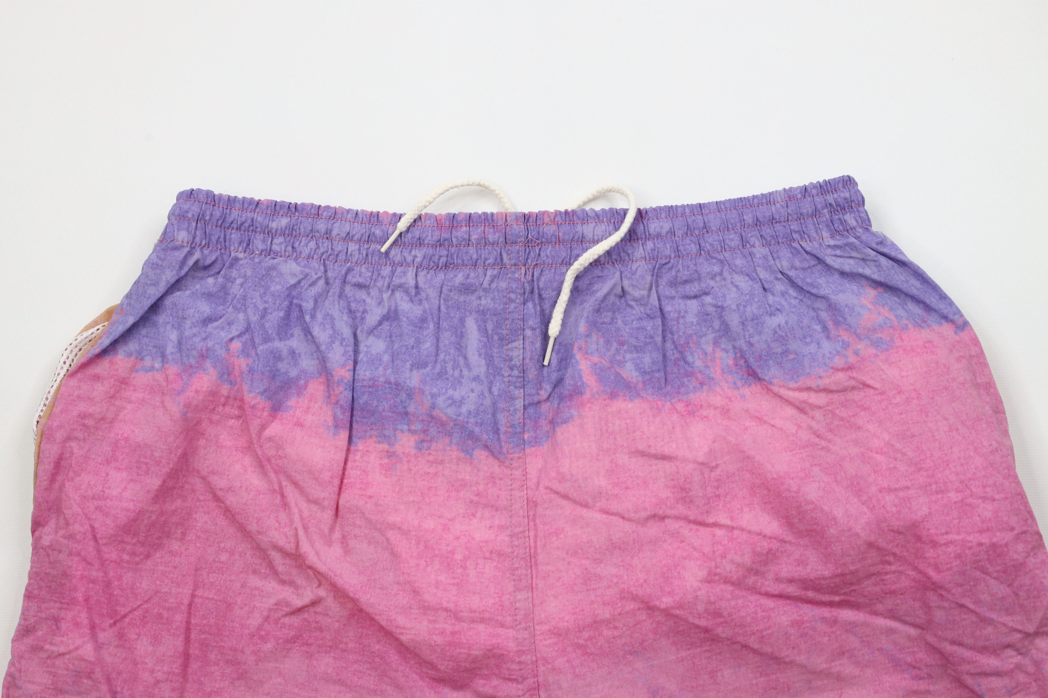 Vintage Vintage 90s Streetwear Wash Tie Dye Lined Beach Swim Shorts Size US 32 / EU 48 - 11 Thumbnail