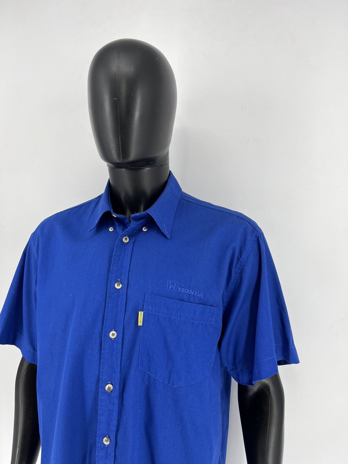 Honda × Japanese Brand Vintage Y2K Honda Button Up Shirt Big Logo Size US L / EU 52-54 / 3 - 5 Thumbnail