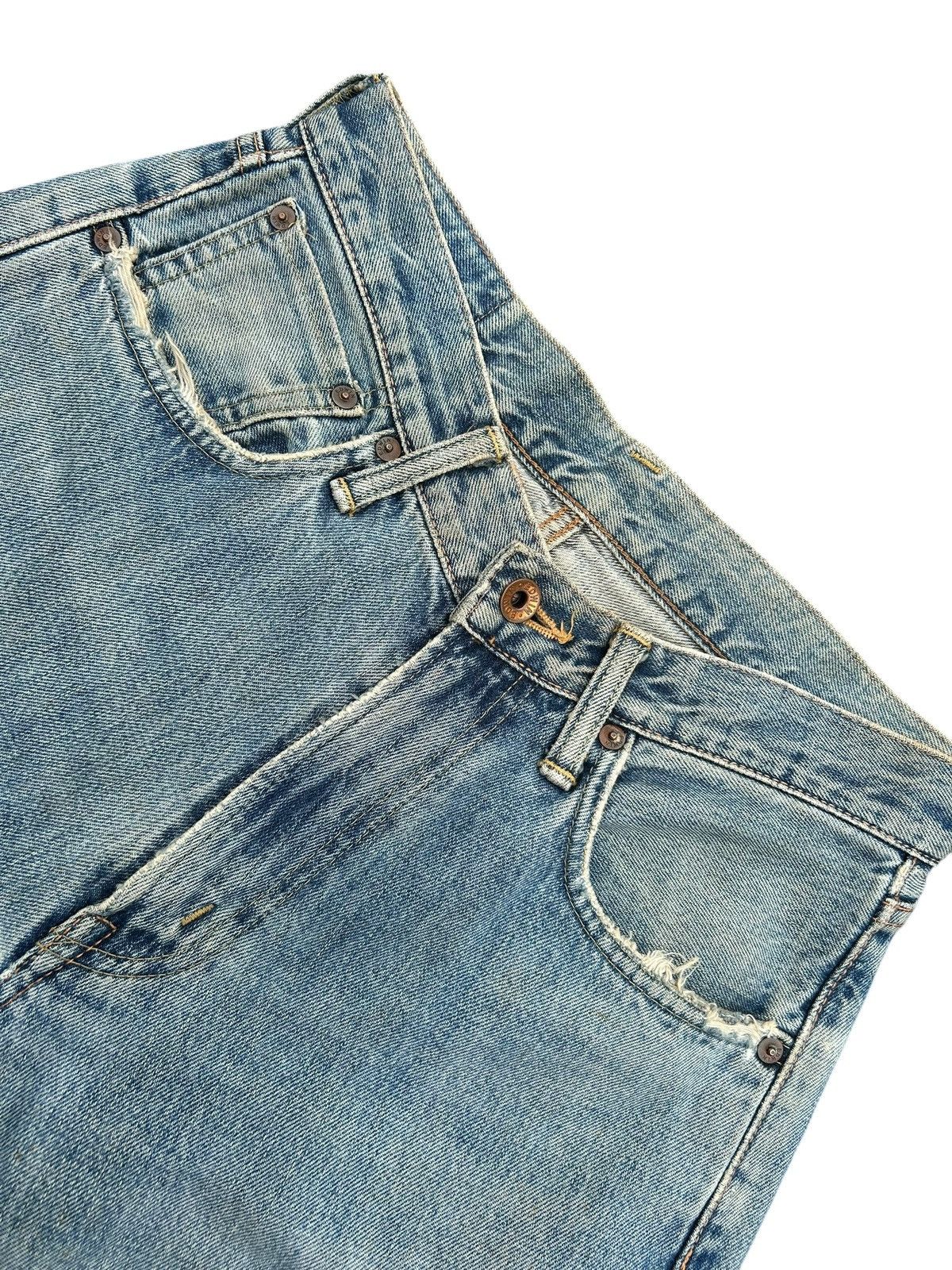 Kapital Vintage Edwin 505x Selvedge Dirty Distressed Denim Jeans Size US 28 / EU 44 - 5 Thumbnail