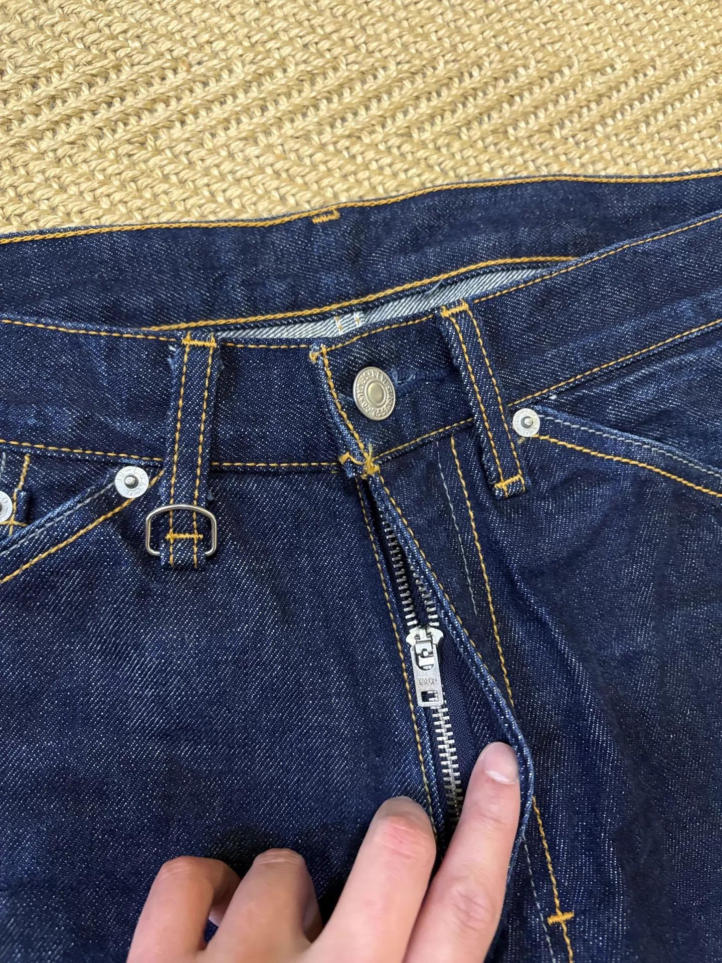 Levi's LEVIS FENOM Work Raw Semi-Shine Jeans W32L31 Good Condition Size US 32 / EU 48 - 5 Thumbnail