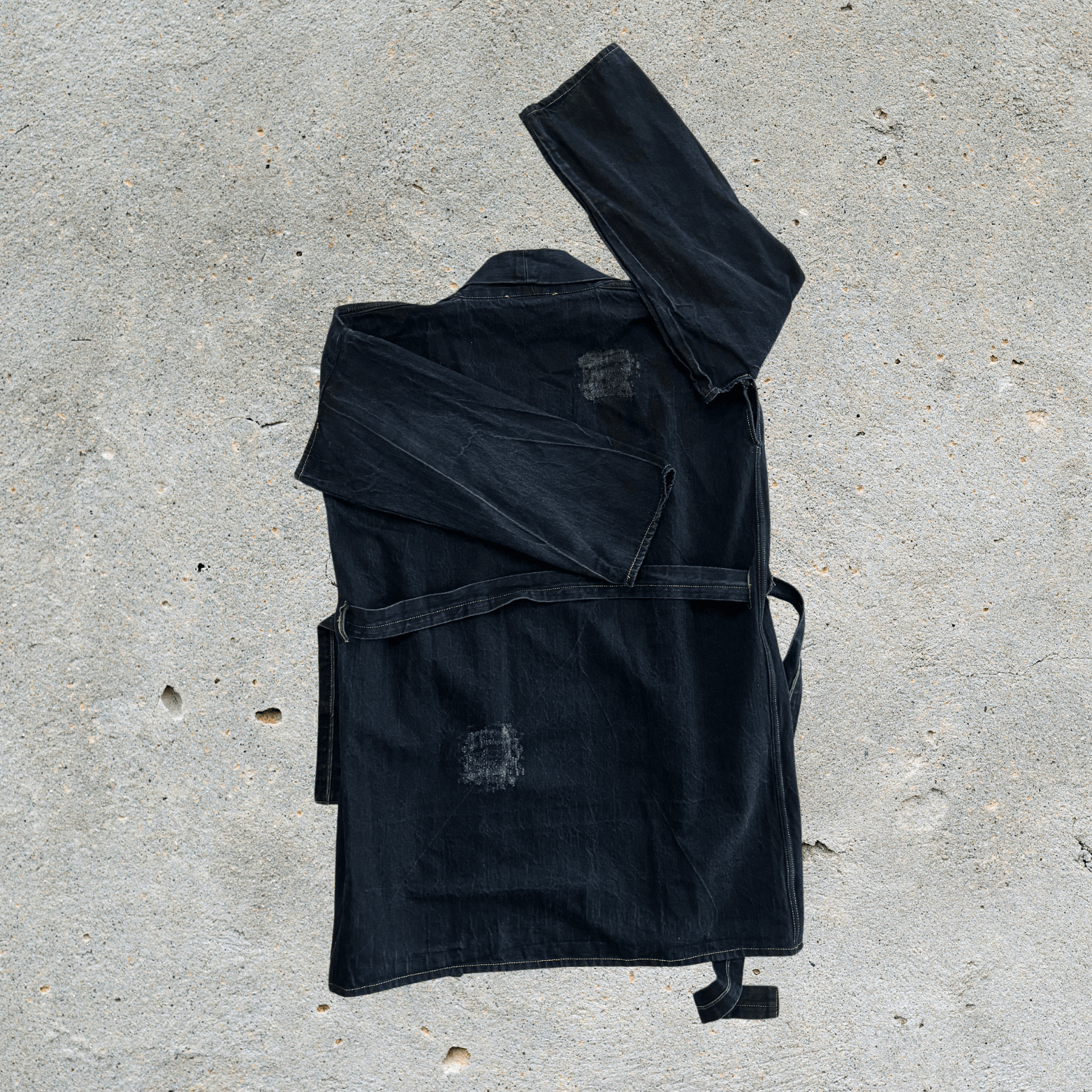 Ermanno Gallamini Ermanno Gallamini patchwork denim robe Size US L / EU 52-54 / 3 - 2 Thumbnail