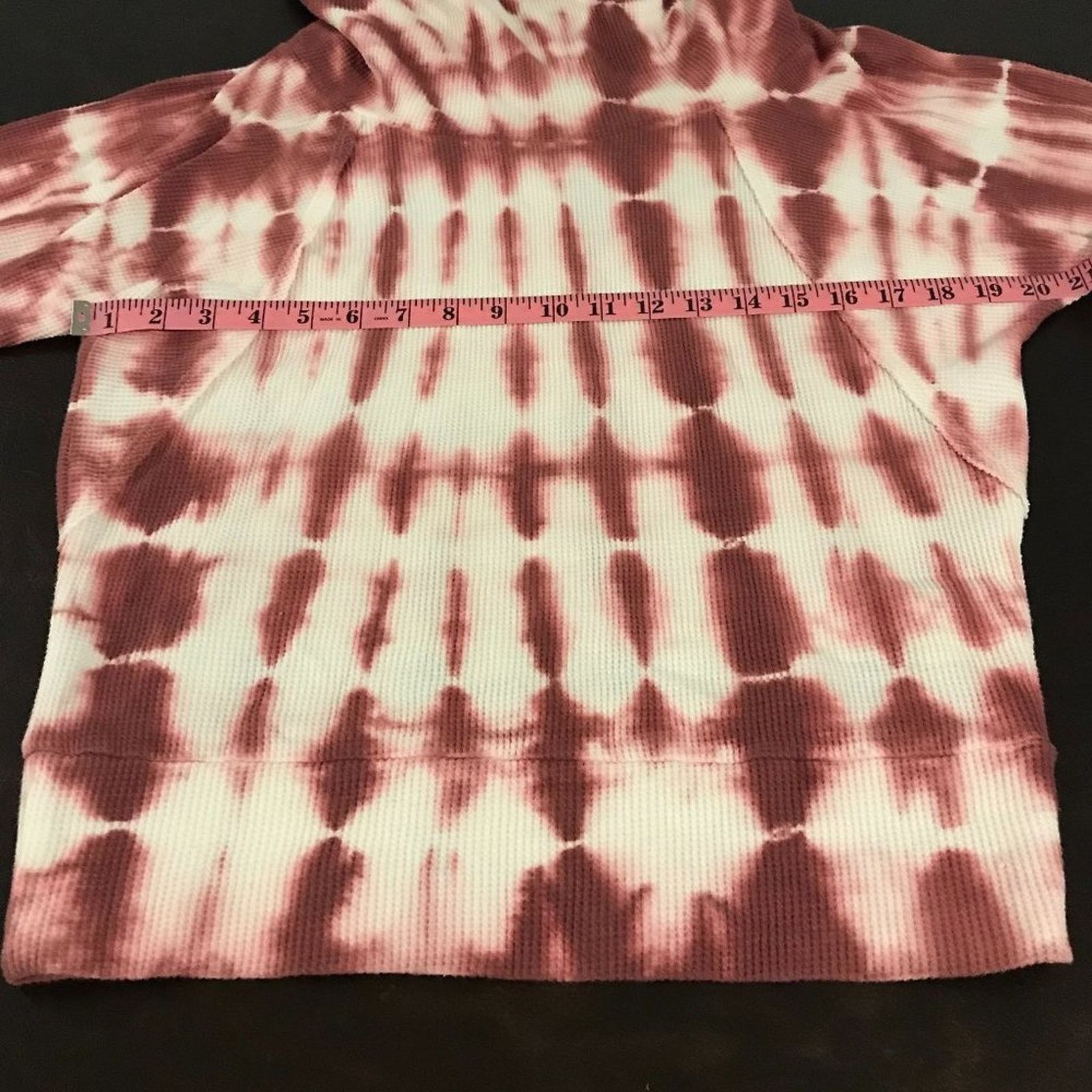 Anthropologie Anthropologie Pilcro Angie Mock Neck Tie Dye L/S Waffle Top Size M / US 6-8 / IT 42-44 - 6 Thumbnail