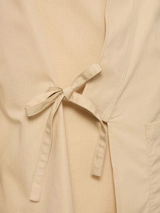 Kenzo o1lsvrm0425 Cotton Short Sleeve Kimono Shirt in Beige Size US L / EU 52-54 / 3 - 5 Thumbnail