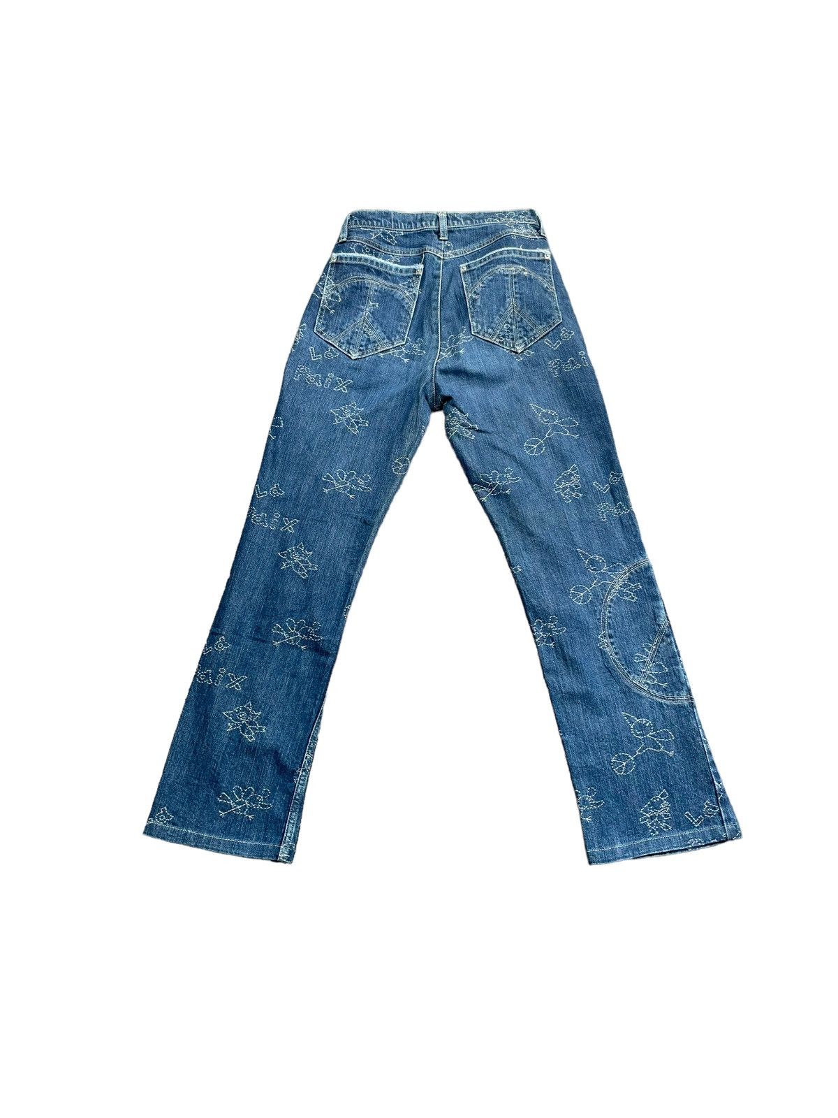 Japanese Brand Olleborebla Custom Stitching Denim Size 28" / US 6 / IT 42 - 6 Thumbnail