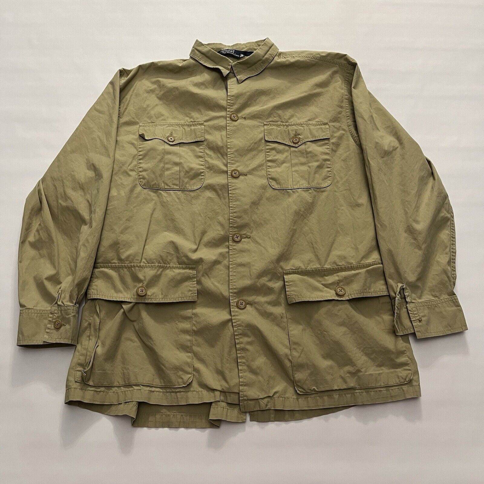 Polo Ralph Lauren Polo Ralph Lauren Vintage Safari Field Hunting Jacket Tan XL Size US XL / EU 56 / 4 - 1 Thumbnail