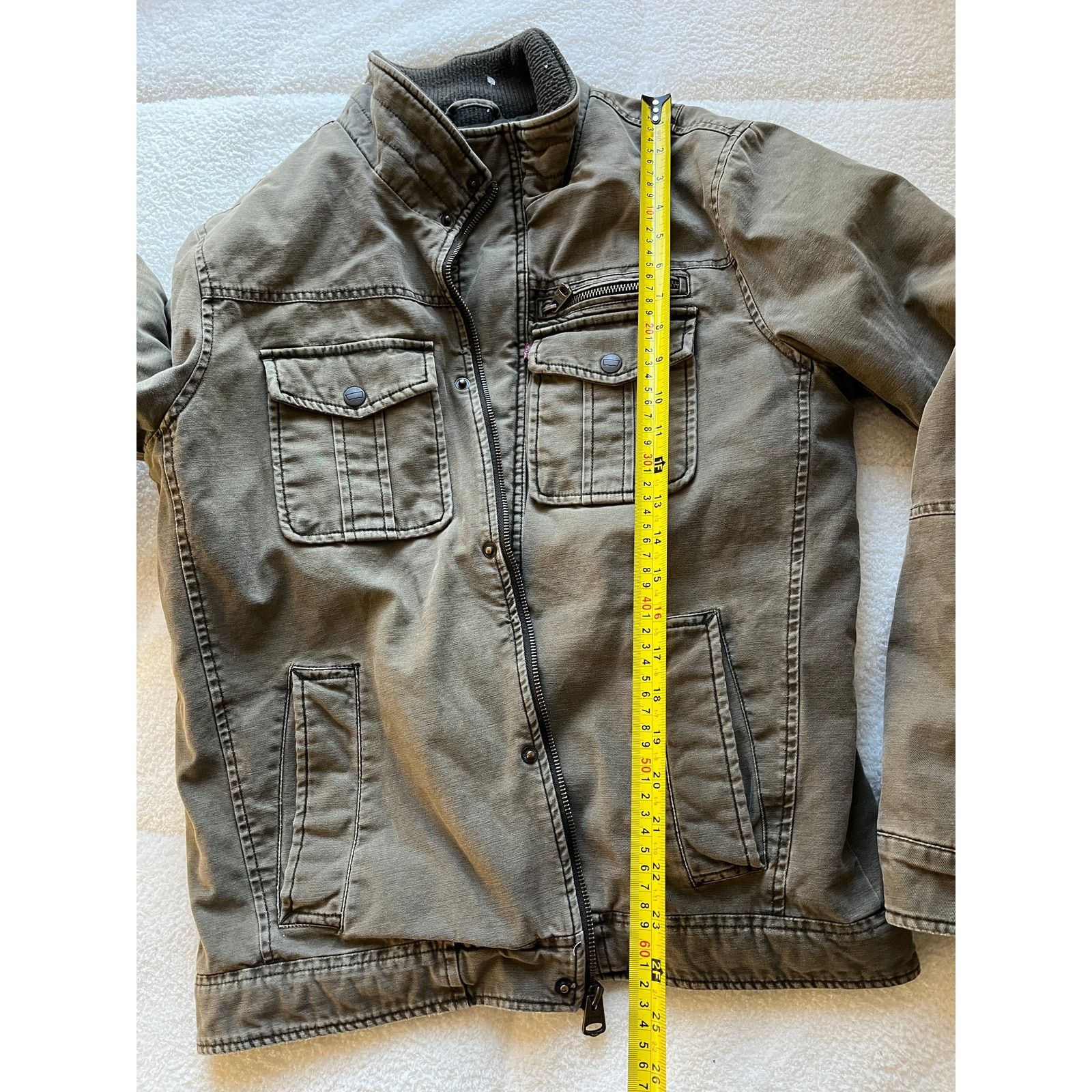 Levi's Vintage Levi's Workwear Jacket s Red Tab Brown Zip Snap Size US S / EU 44-46 / 1 - 7 Thumbnail