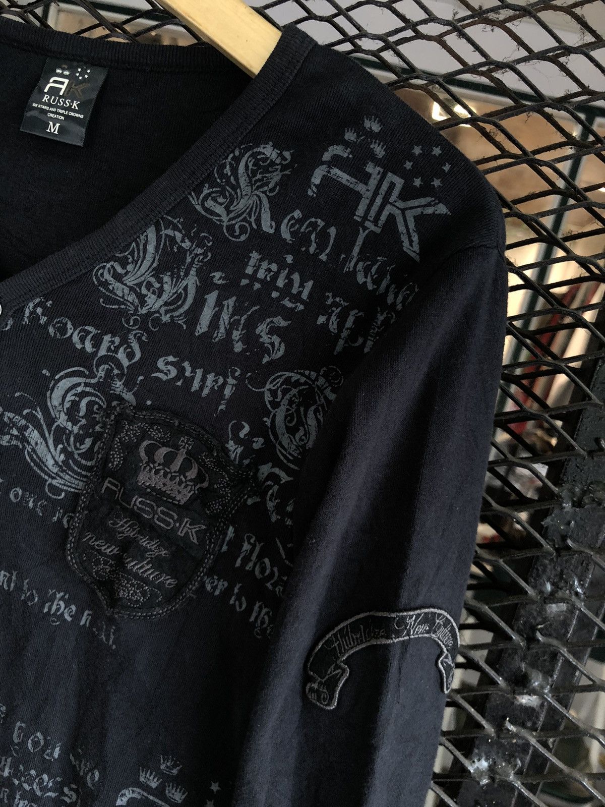 If Six Was Nine × Japanese Brand × Le Grande Bleu (L.G.B.) JAPANESE RUSS-K POEM LONGSLEEVE Size US M / EU 48-50 / 2 - 3 Thumbnail