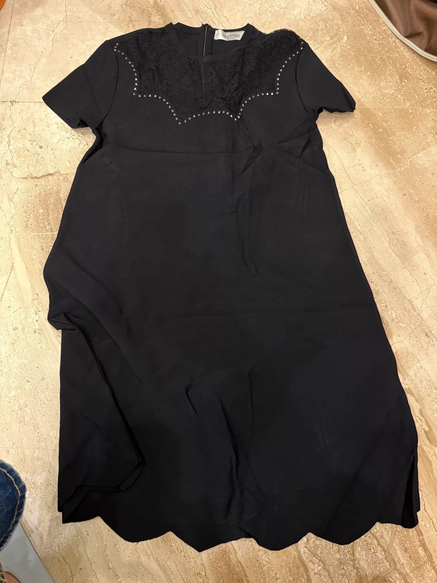 Valentino Black Lace Dress L