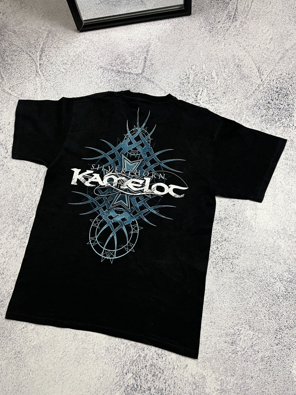Band Tees × Vintage Vintage 00’s Kamelot Silverthorn Rock Band T Shirt Rare Y2k Size US L / EU 52-54 / 3 - 8 Thumbnail