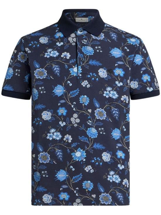 ETRO Men T-Shirts MRMD0004 AK572X0883 Blue