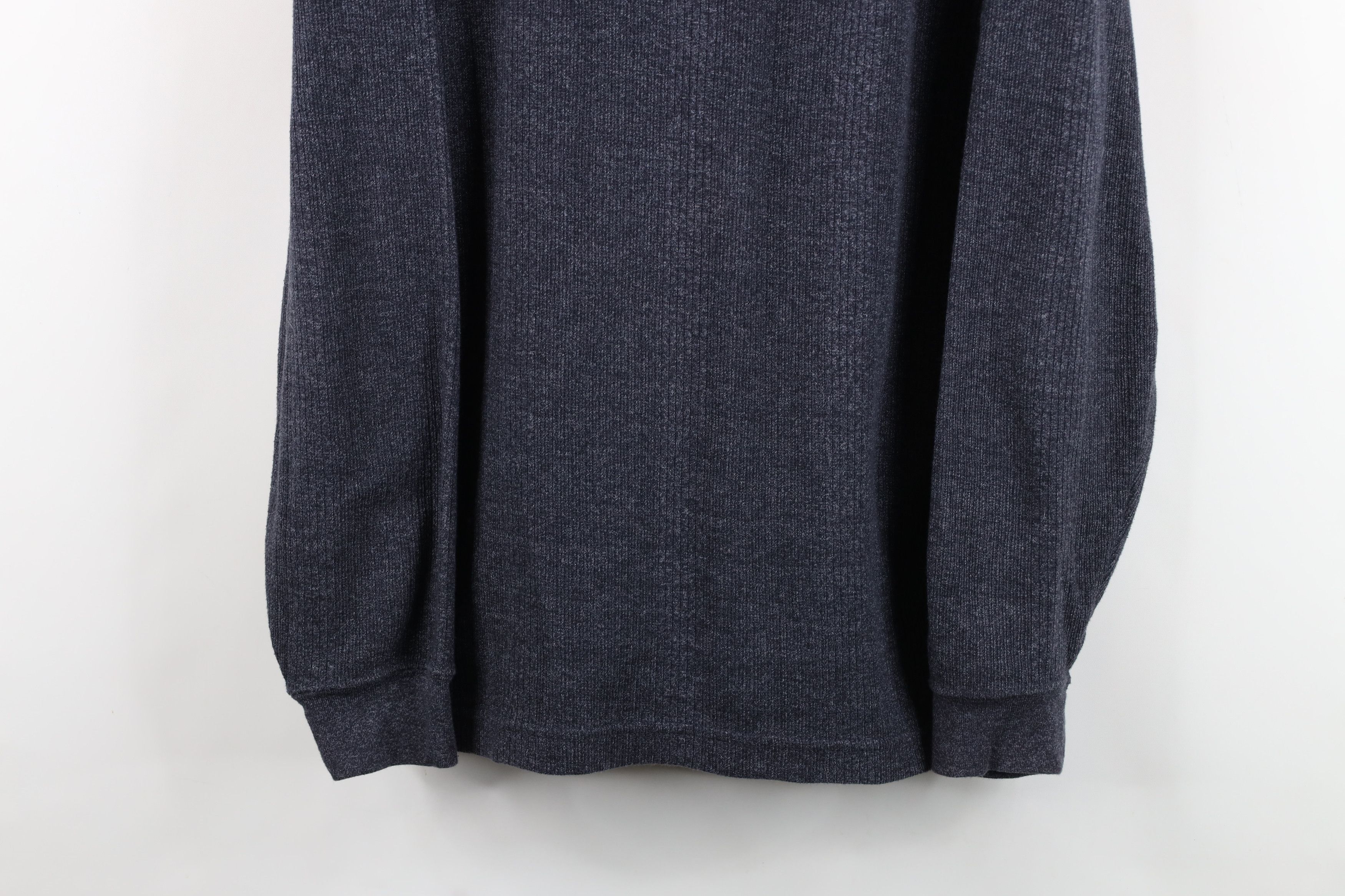 Vintage Vintage 90s Streetwear Heavyweight Knit Henley T-Shirt Size US L / EU 52-54 / 3 - 3 Thumbnail