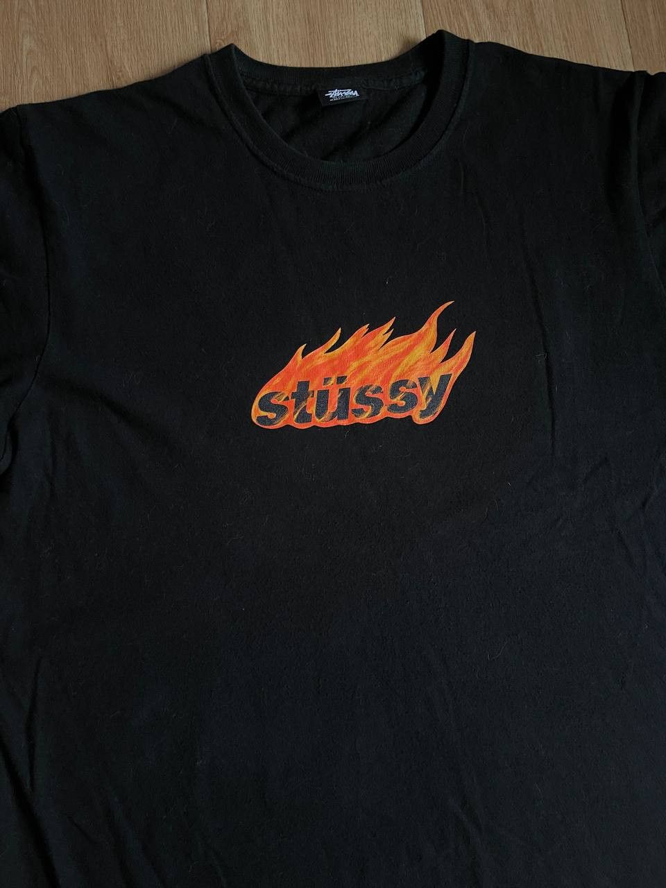 Stussy × Vintage Stussy tee fire logo Size US M / EU 48-50 / 2 - 5 Thumbnail