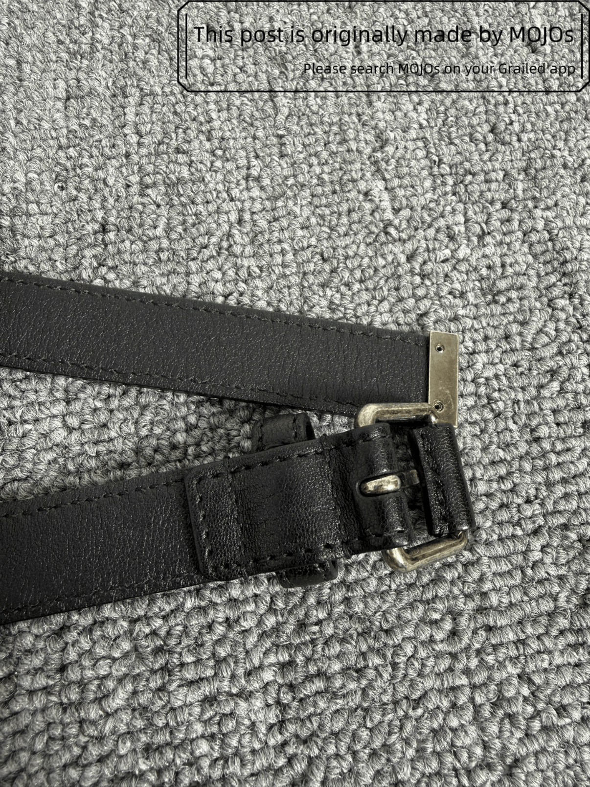 Saint Laurent Paris Sz 95 Saint Laurent Paris 17SS Plain Buckle Belt mojos55 Size ONE SIZE - 7 Thumbnail