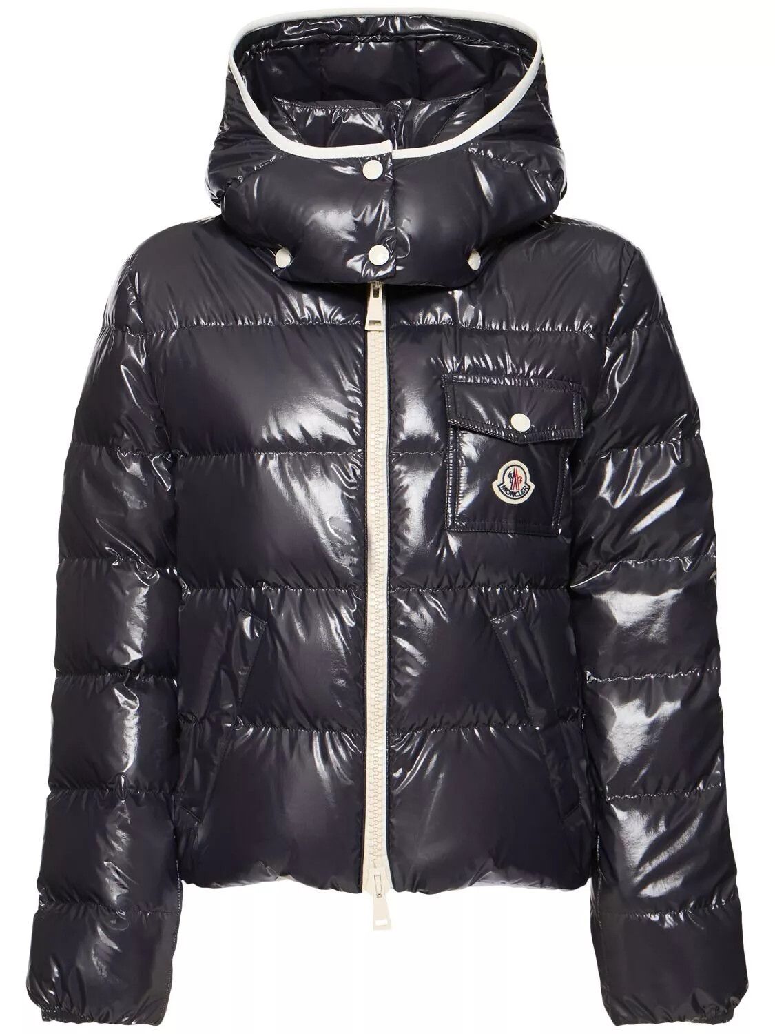 Moncler MONCLER Andro Women's Blue Down Jacket New Size XS / US 0-2 / IT 36-38 - 1 Thumbnail