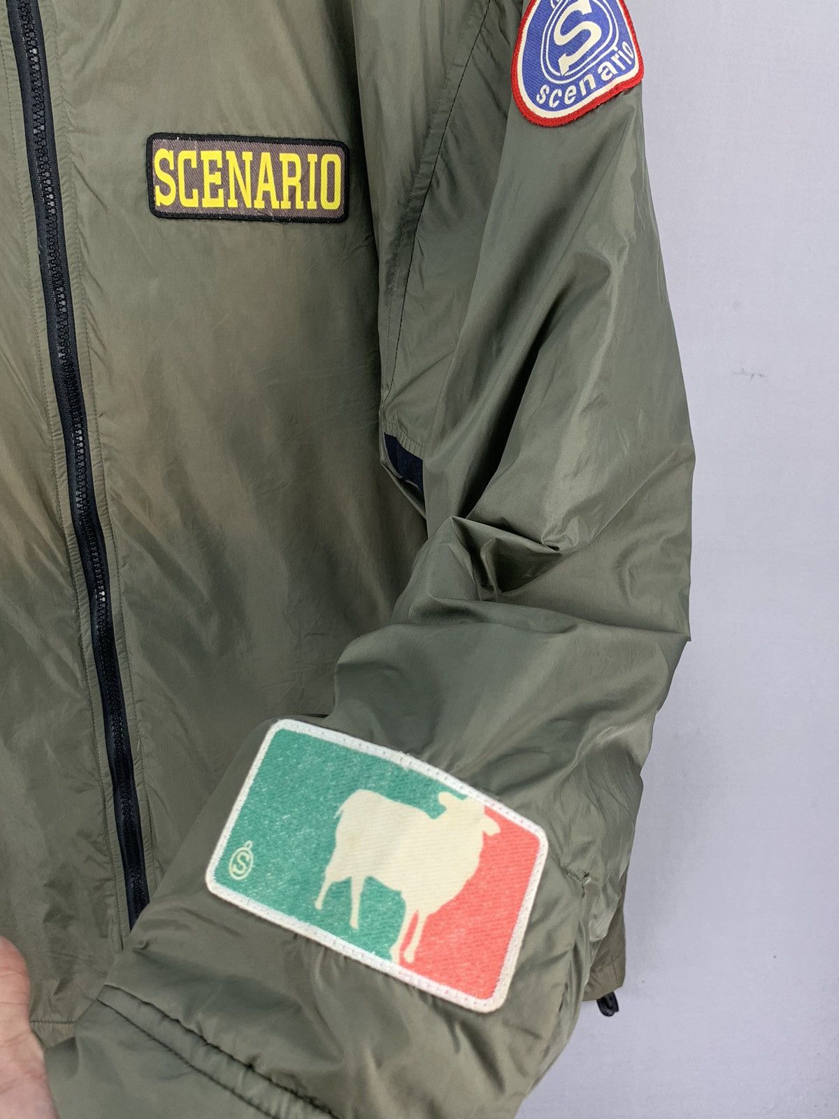 Vintage Vintage 90s Japan Scenario Patches Bomber Flight Jacket Size US XL / EU 56 / 4 - 11 Thumbnail