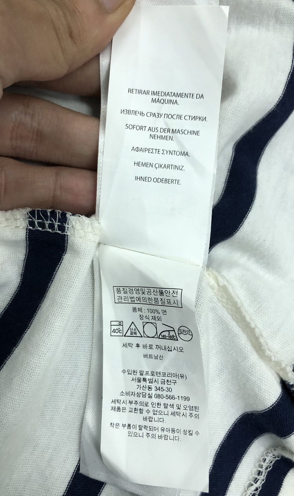 Polo Ralph Lauren Polo Ralph Lauren Custom Slim Fit T-Shirt Size US L / EU 52-54 / 3 - 12 Thumbnail