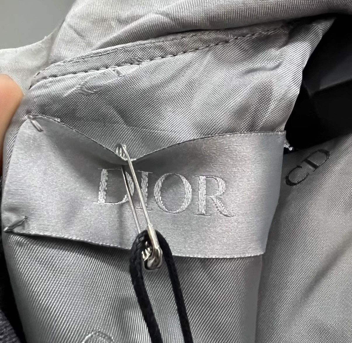 Dior Dior Dark Grey Stand Collar Coat J41 Size US M / EU 48-50 / 2 - 3 Thumbnail