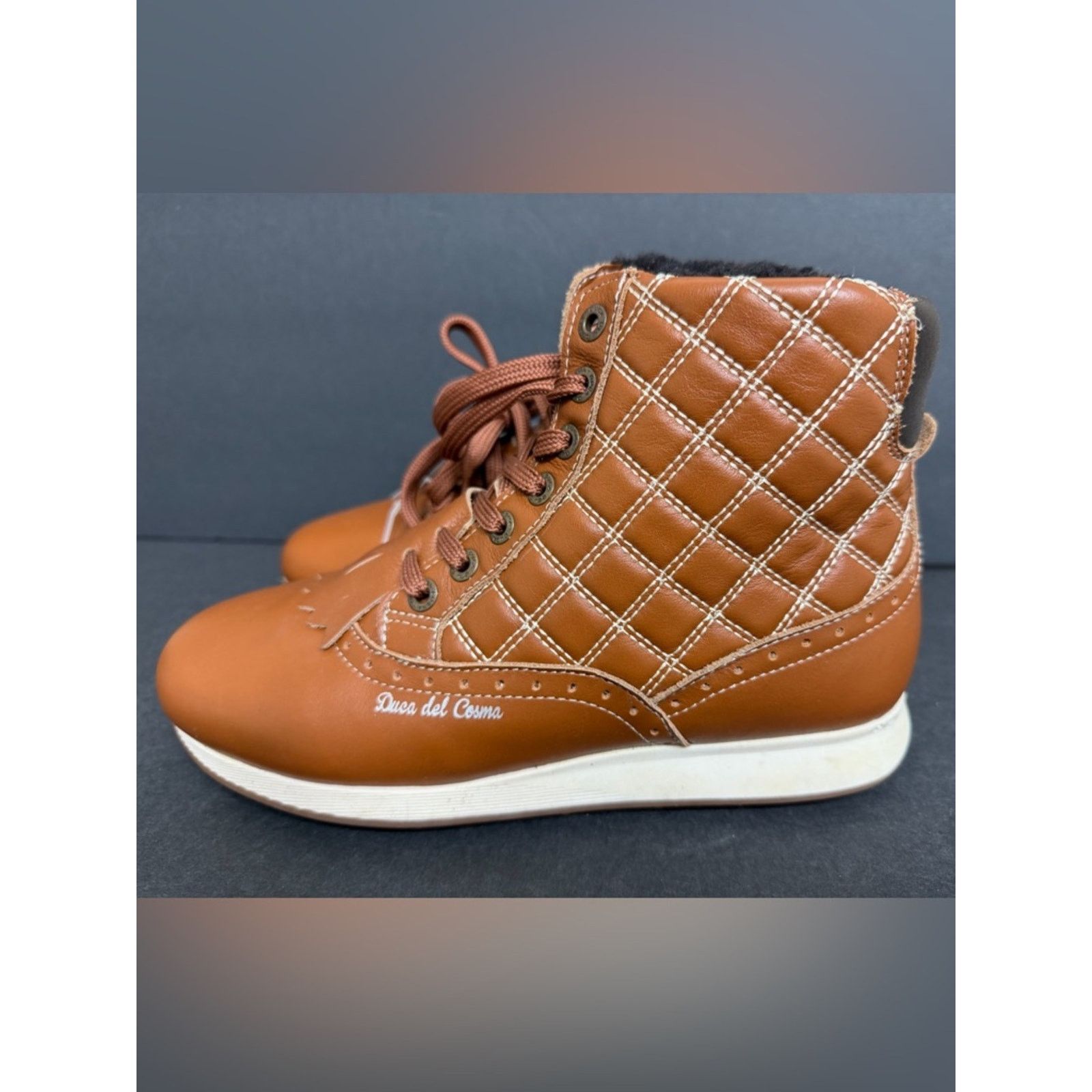 Other DUCA DEL COSMA WOMEN'S PRADO COGNAC GOLF SHOE RARE SAMPLE Size US 6 / IT 36 - 1 Thumbnail