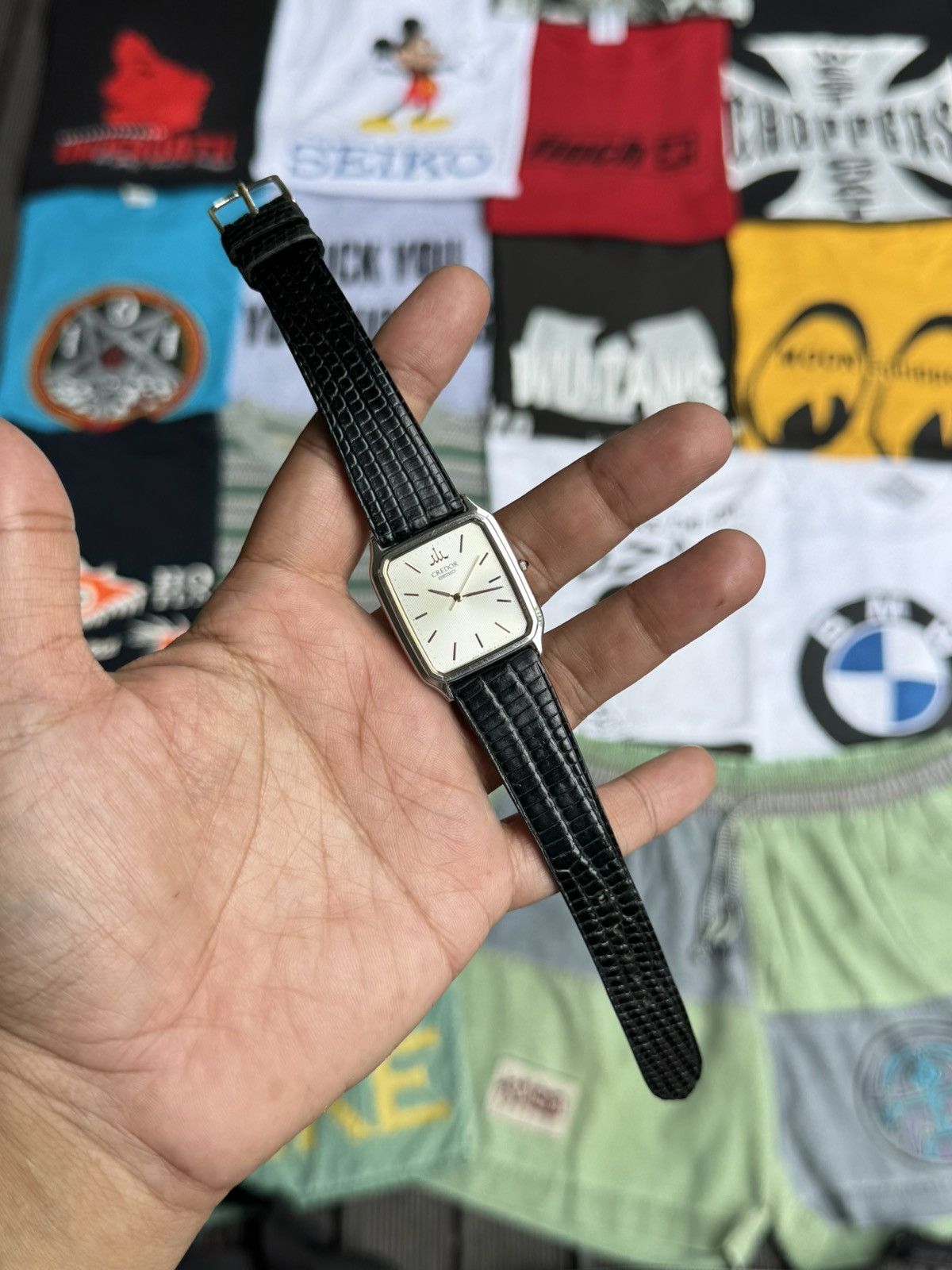 Other Vintage 90s Seiko Credor Silver Pinstripe Pattern Dial Size ONE SIZE - 1 Thumbnail