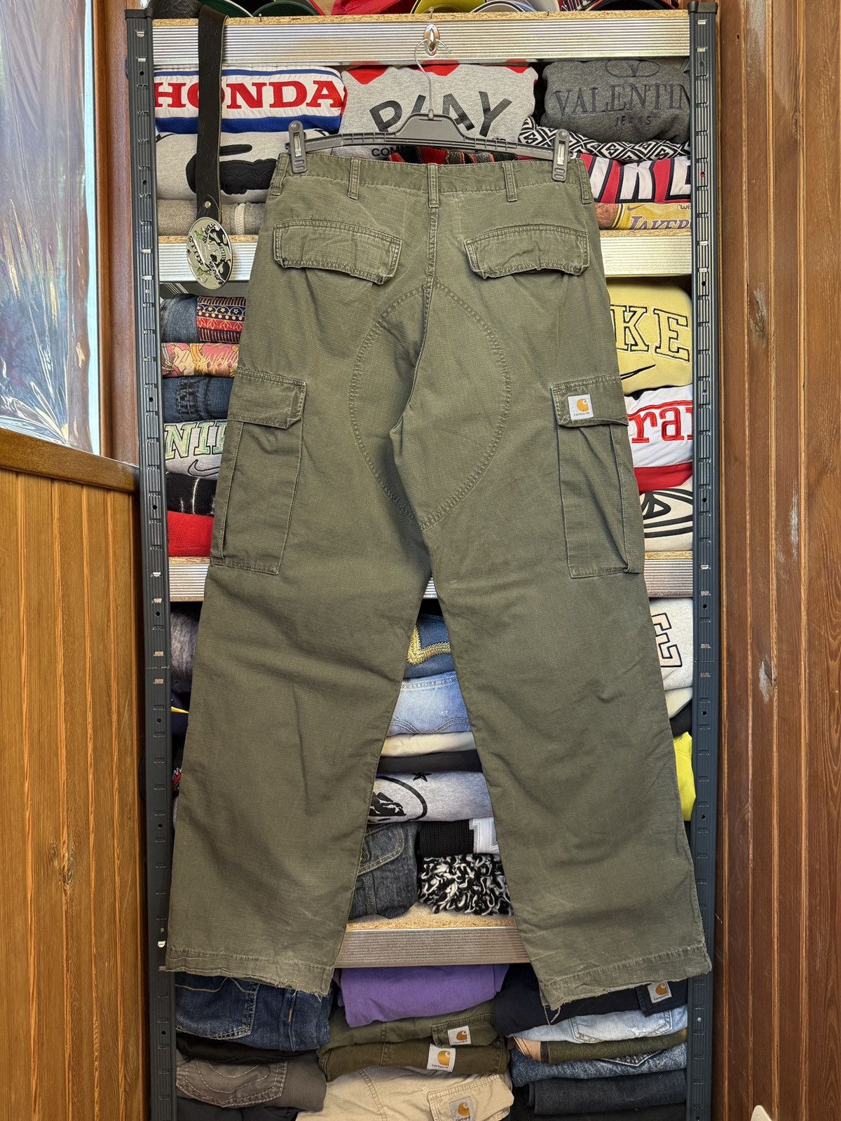 Carhartt Carhartt Vintage Cargo Distress Faded Pants Size US 32 / EU 48 - 1 Thumbnail