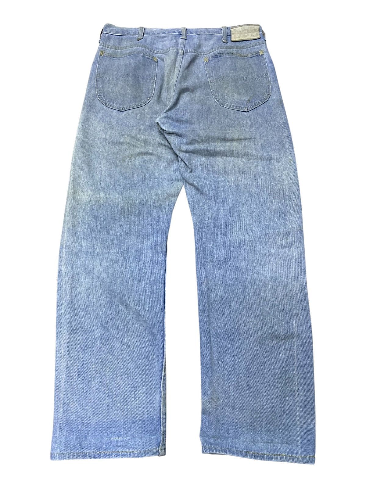 Lee × Vintage Vintage 60s 70s Lee Riders Muddy Jeans Size US 32 / EU 48 - 2 Thumbnail
