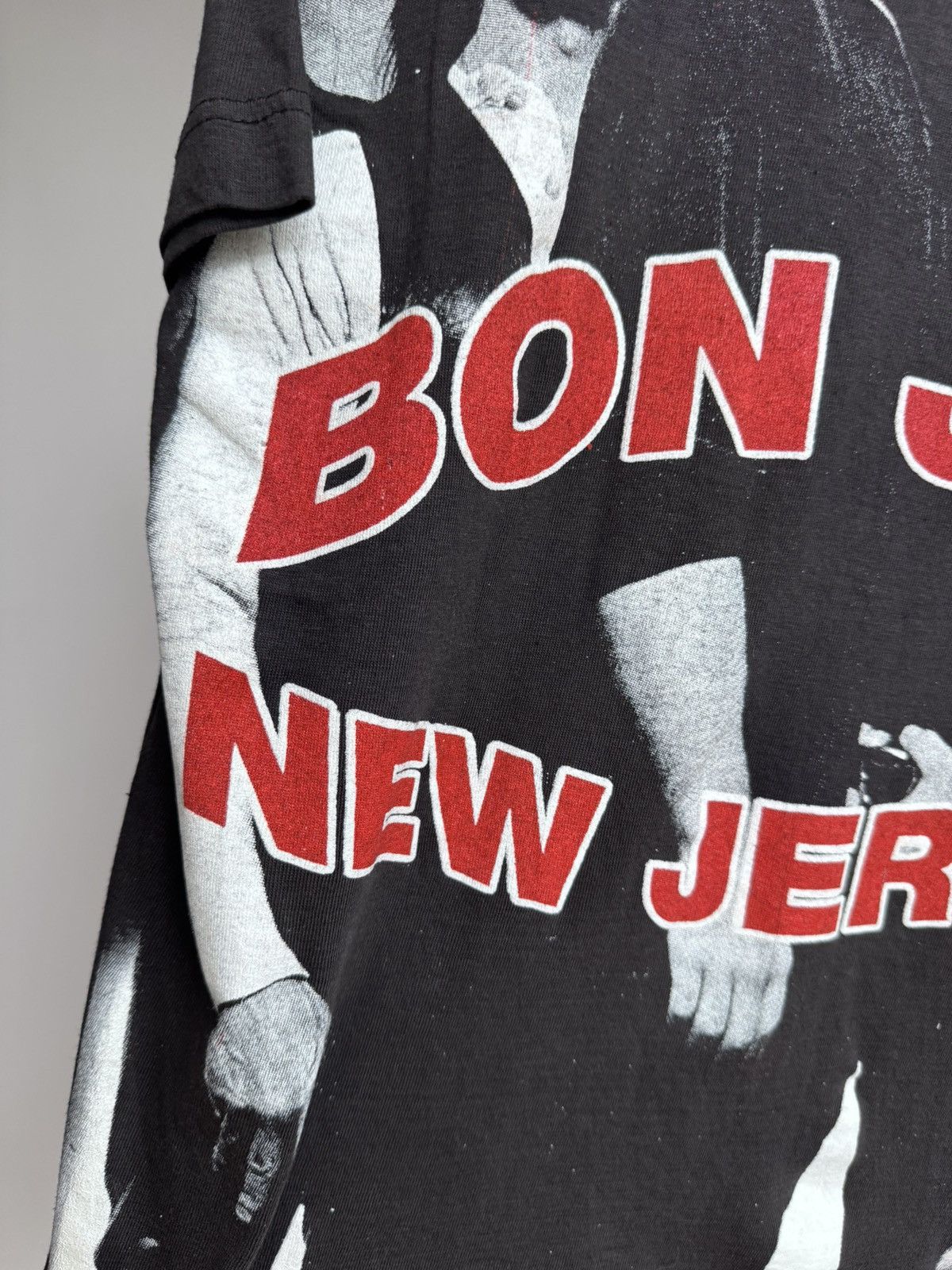 Band Tees Bon Jovi 1999 Vintage 90s Overprinted T Shirt Tee Band Tees Size US M / EU 48-50 / 2 - 12 Thumbnail