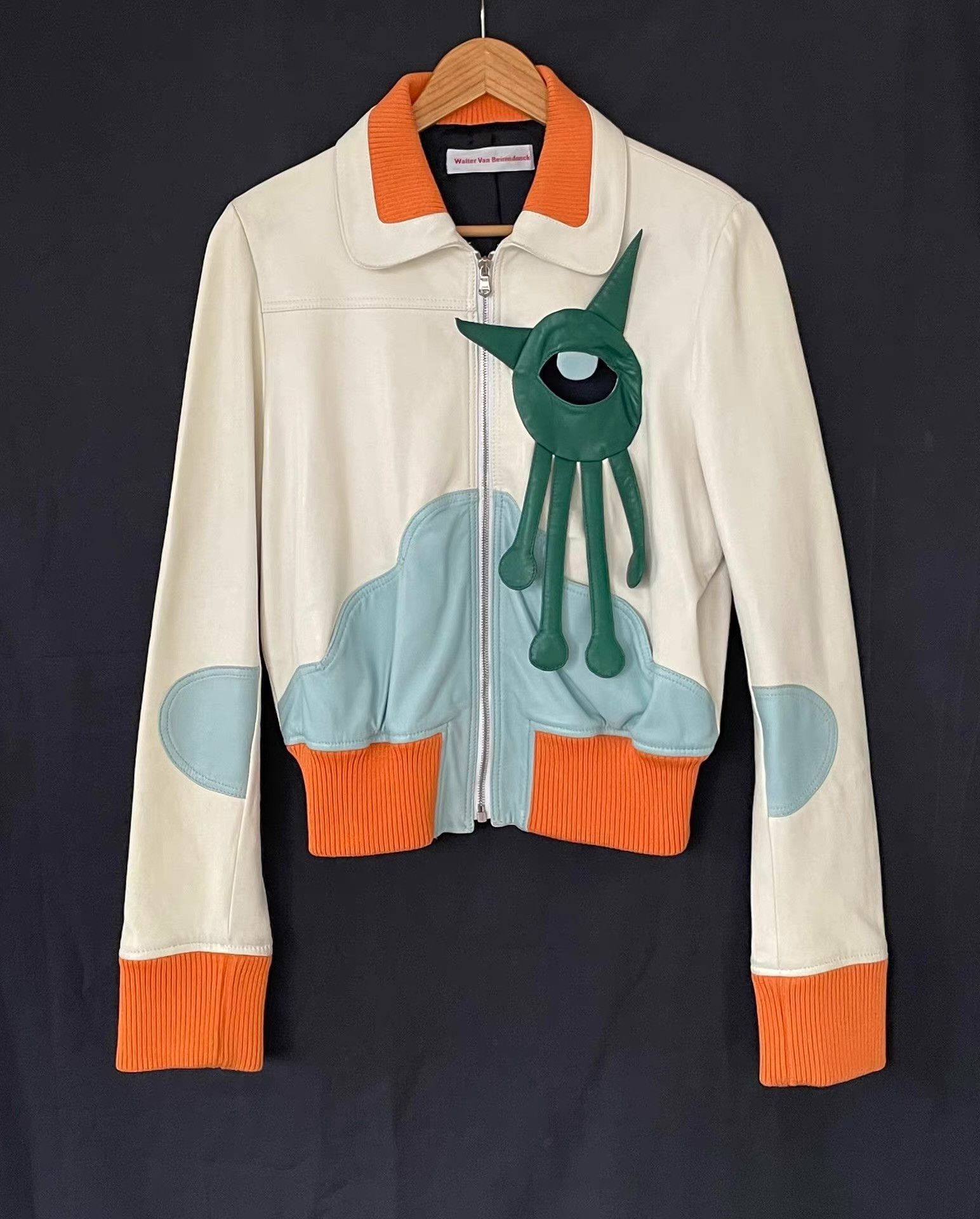 Walter Van Beirendonck Walter Van Beirendonck 16SS Eye Monster Leather Jacket Ｑ21 Size US S / EU 44-46 / 1 - 2 Thumbnail