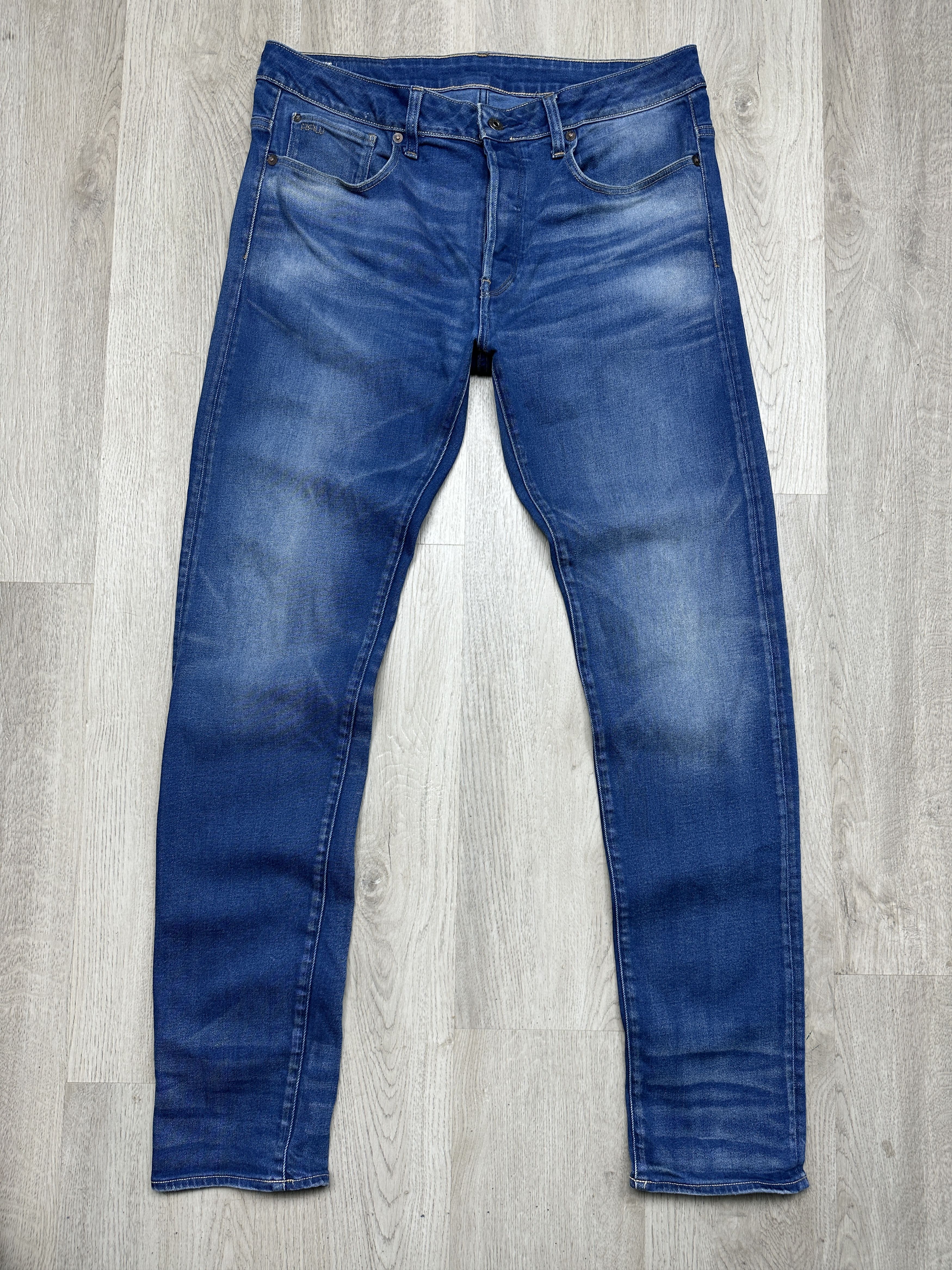 G-Star G Star Raw 3301 Slim Mens Denim Pants Jeans Size US 34 / EU 50 - 1 Thumbnail