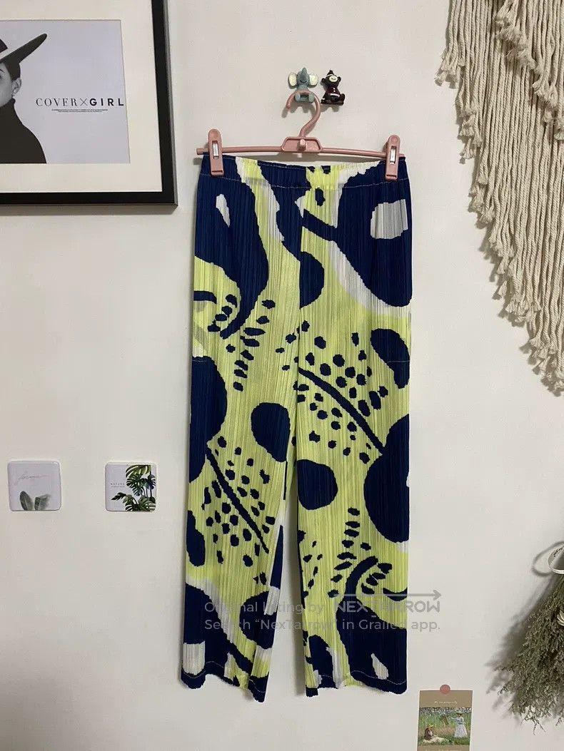 Issey Miyake Issey Miyake size:3 Color-block Pants Size 22" - 1 Thumbnail