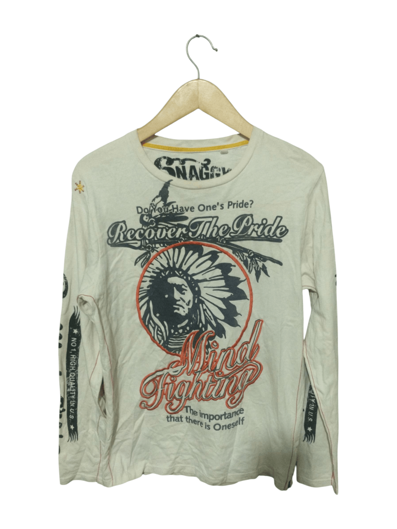 Japanese Brand Snaggy Kindly Japanese Brand Long Sleeve T Shirt Size US L / EU 52-54 / 3 - 1 Thumbnail