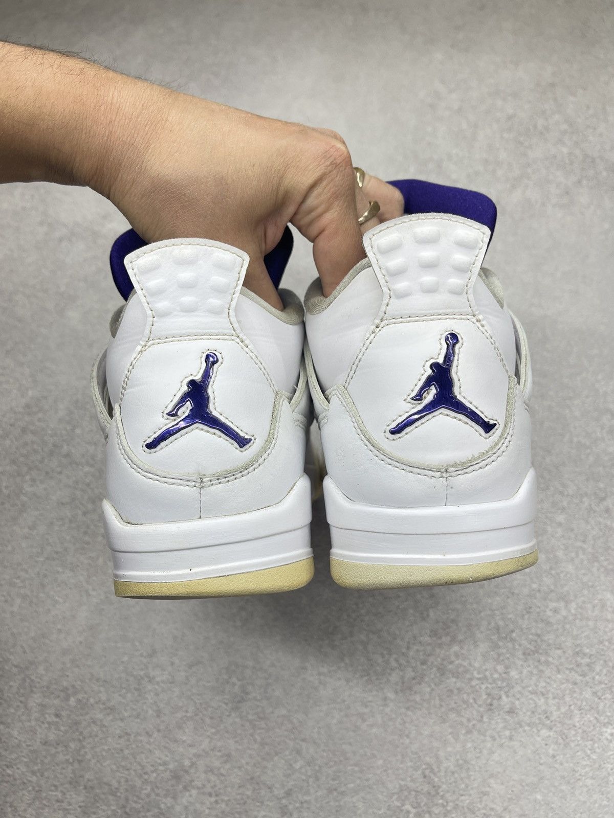 Jordan Brand AIR JORDAN 4 RETRO METALLIC PURPLE WHITE NIKE Size 41 Size US 8 / EU 41 - 7 Thumbnail