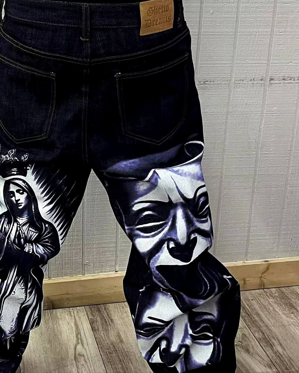 Japanese Brand × Vintage Vintage jeans are a ghetto dream Size US 34 / EU 50 - 5 Thumbnail