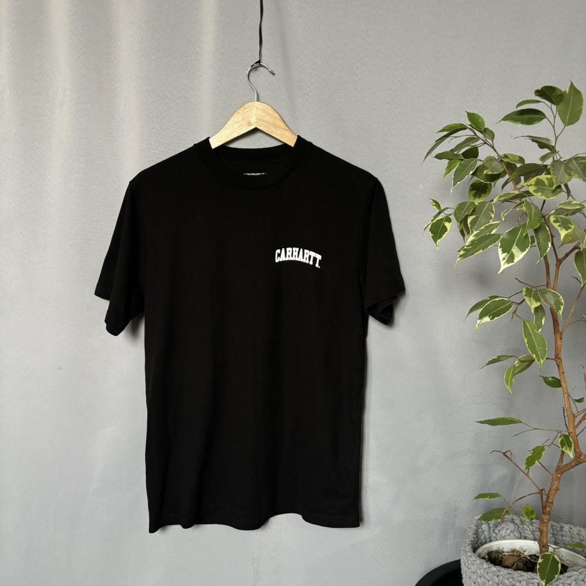 Carhartt Carhartt Wip University Script t-shirt tee black medium Size US M / EU 48-50 / 2 - 1 Thumbnail